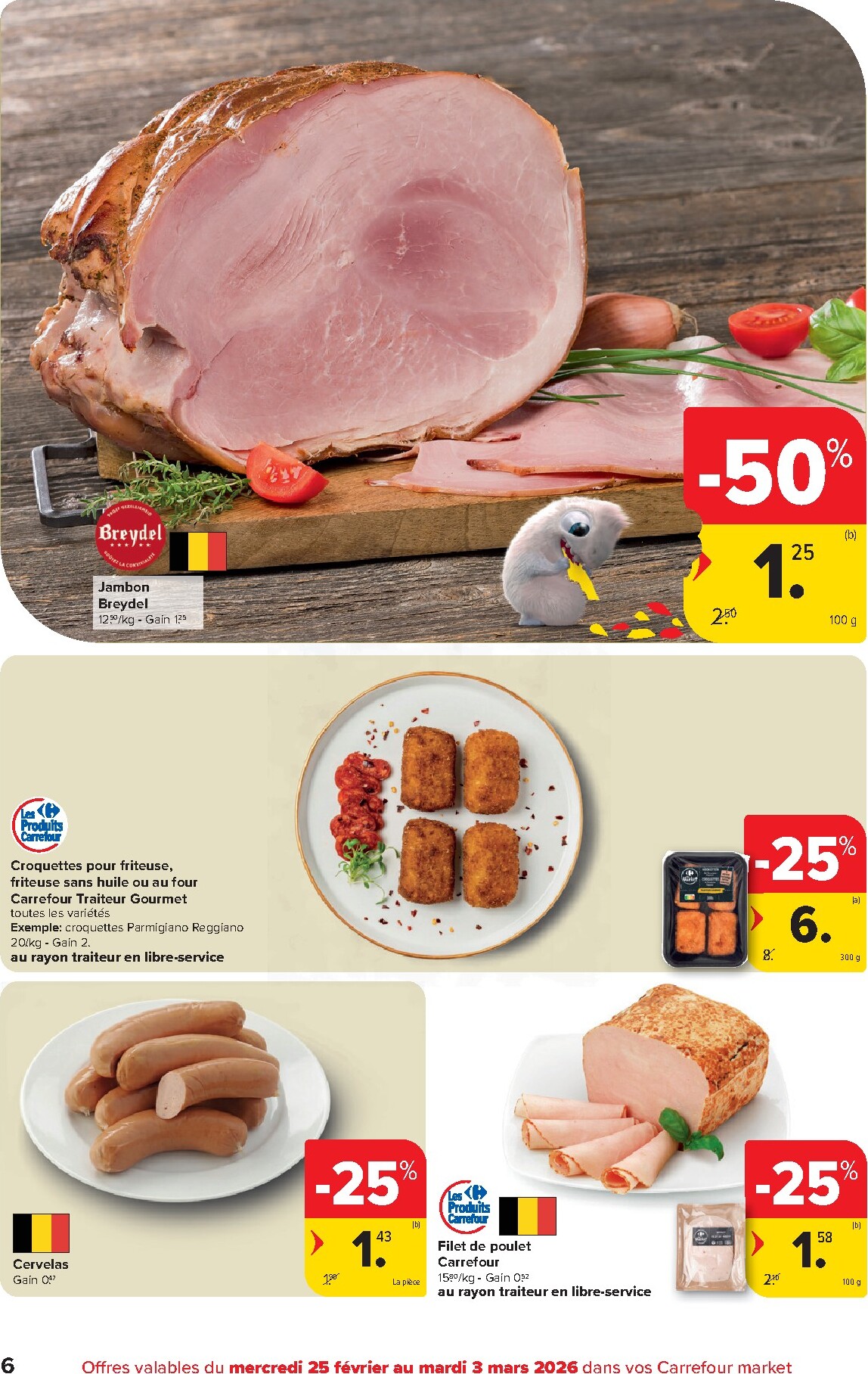 carrefour - De Carrefour Market folder geldig vanaf 25/02/2026 t/m 03/03/2026 - page: 6
