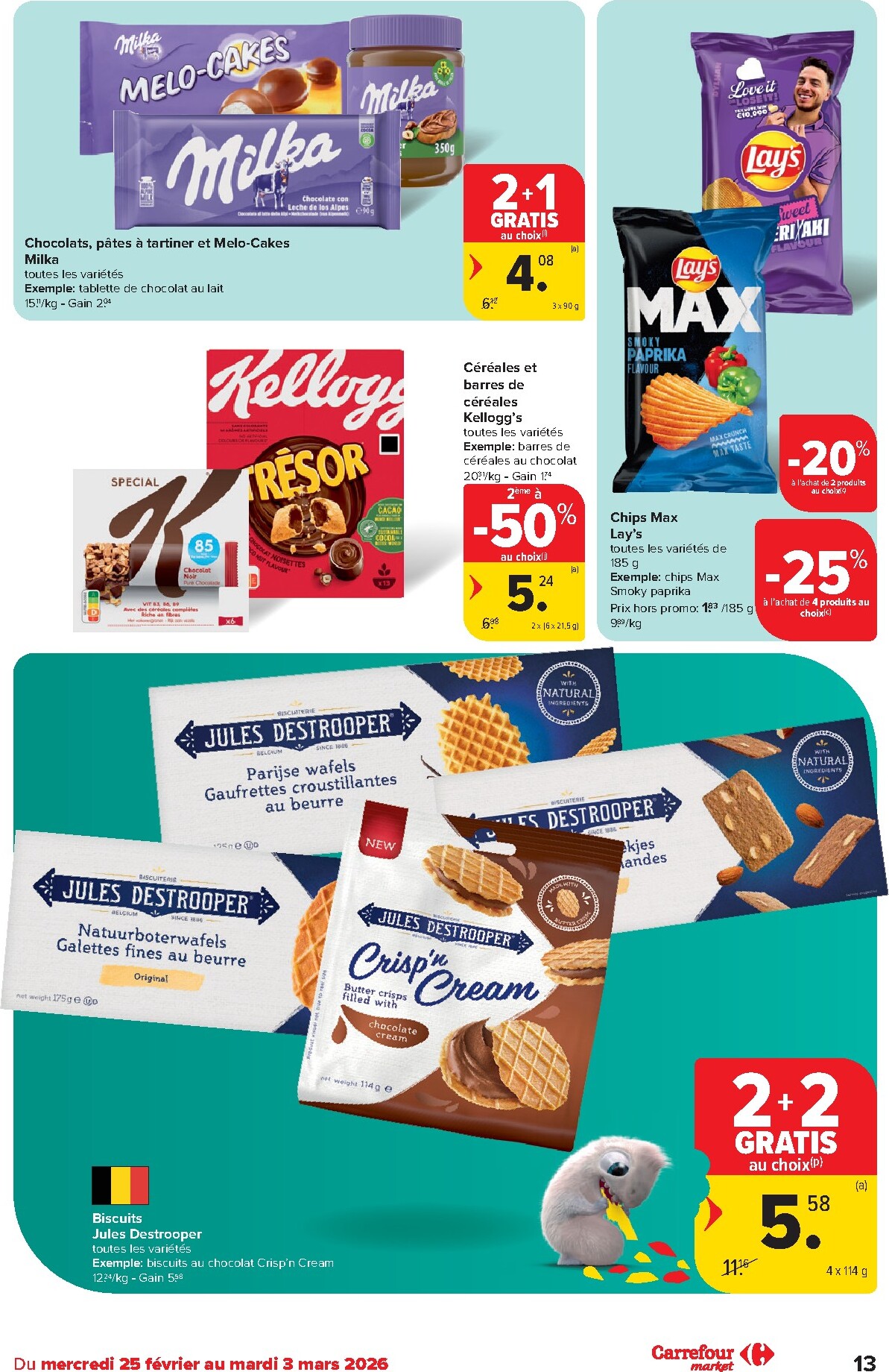 carrefour - De Carrefour Market folder geldig vanaf 25/02/2026 t/m 03/03/2026 - page: 13