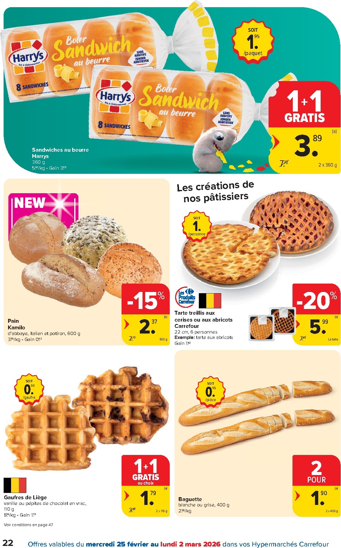 carrefour - De Carrefour Hypermarchés folder geldig vanaf 25/02/2026 t/m 09/03/2026 - page: 22