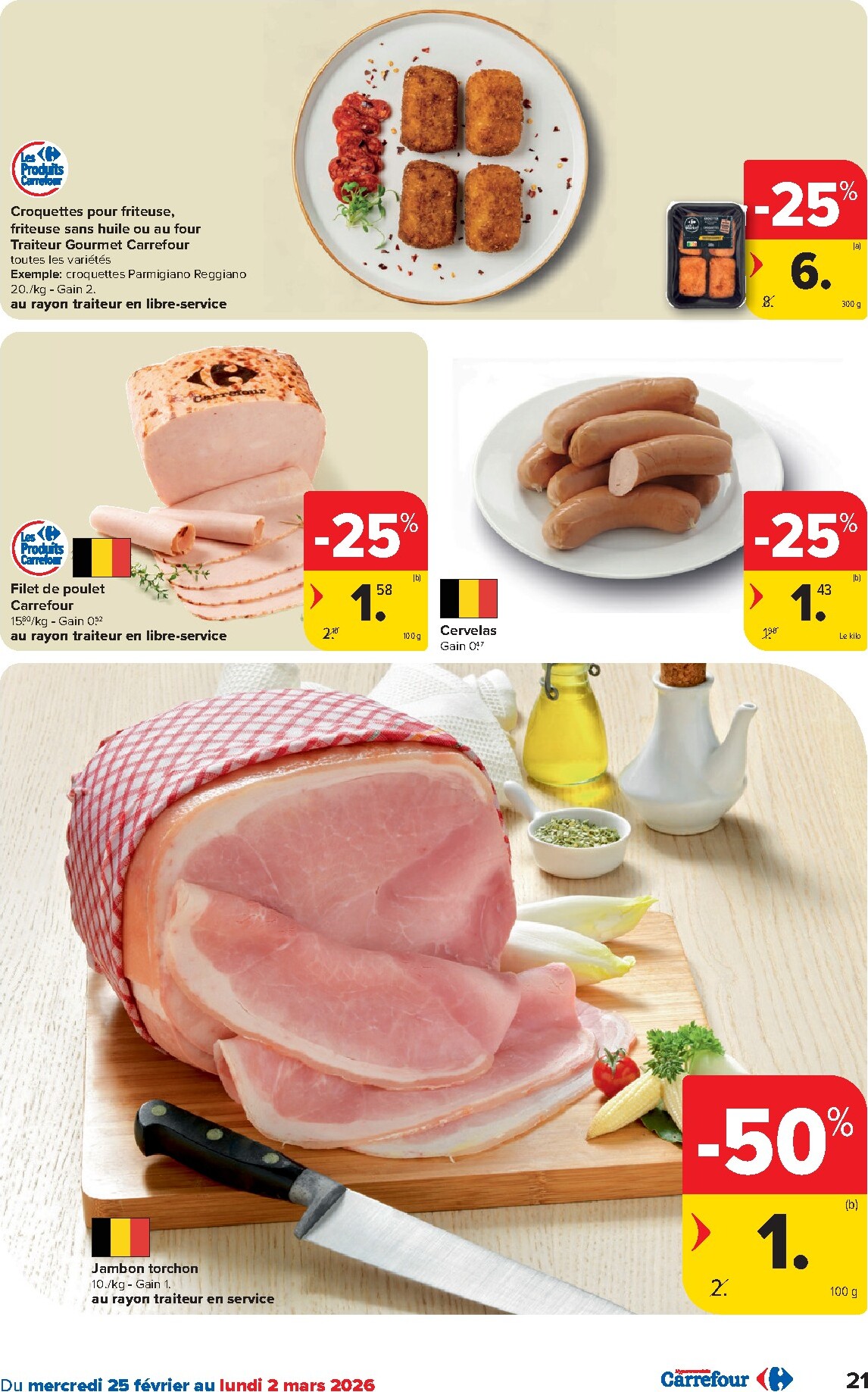 carrefour - De Carrefour Hypermarchés folder geldig vanaf 25/02/2026 t/m 09/03/2026 - page: 21
