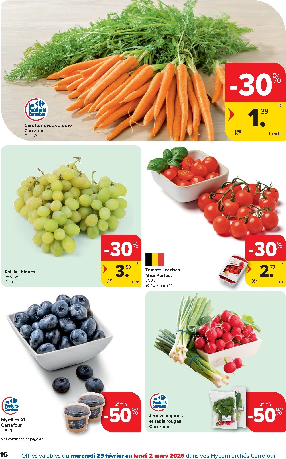carrefour - De Carrefour Hypermarchés folder geldig vanaf 25/02/2026 t/m 09/03/2026 - page: 16