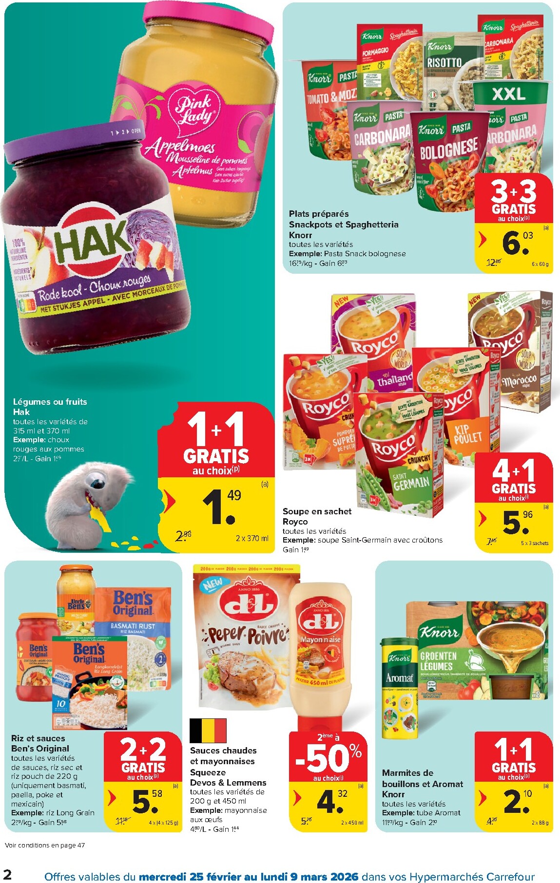 carrefour - De Carrefour Hypermarchés folder geldig vanaf 25/02/2026 t/m 09/03/2026 - page: 2