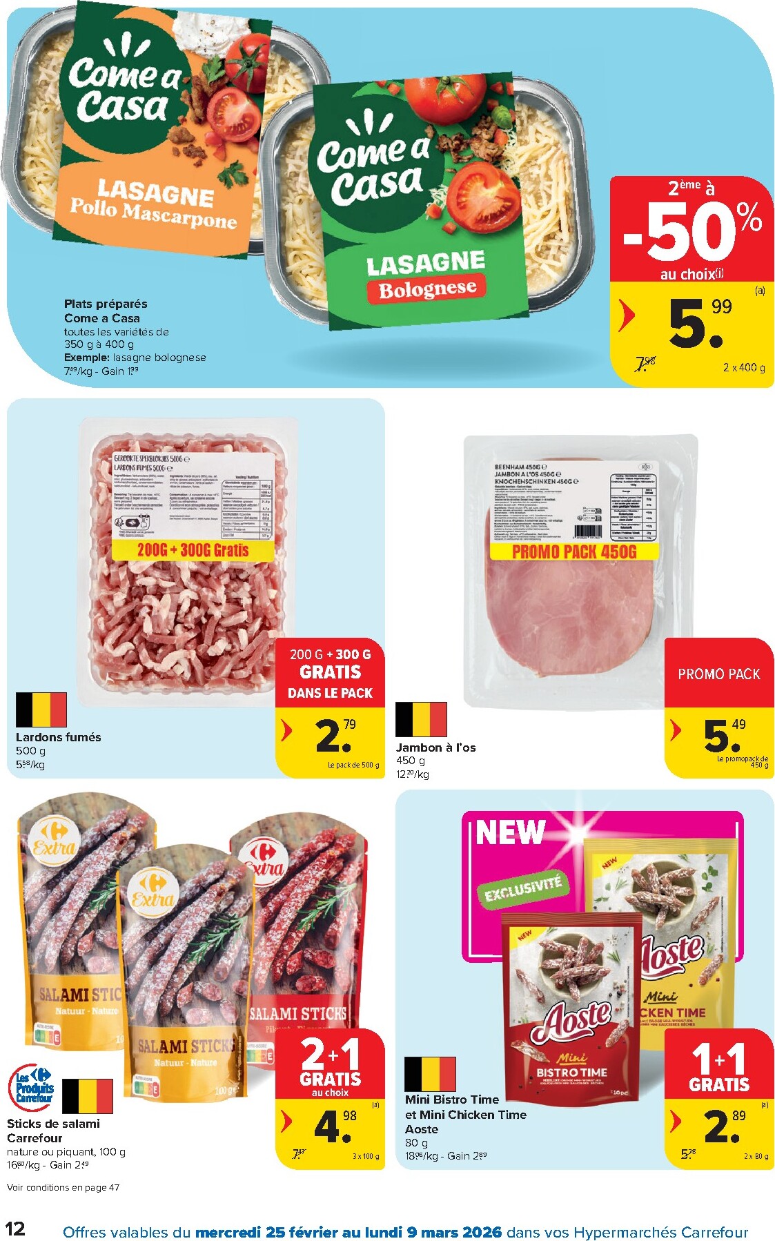 carrefour - De Carrefour Hypermarchés folder geldig vanaf 25/02/2026 t/m 09/03/2026 - page: 12