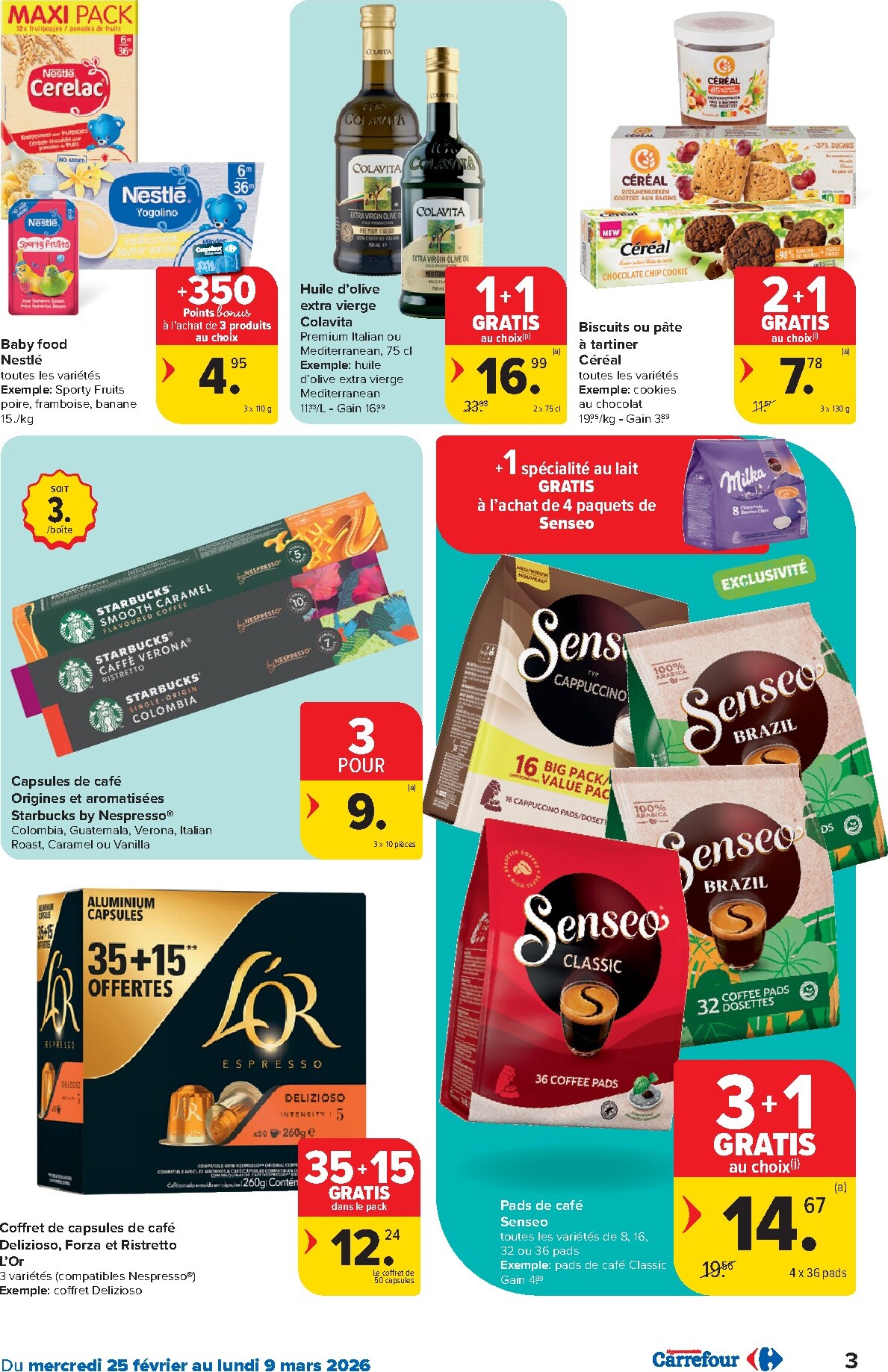 carrefour - De Carrefour Hypermarchés folder geldig vanaf 25/02/2026 t/m 09/03/2026 - page: 3