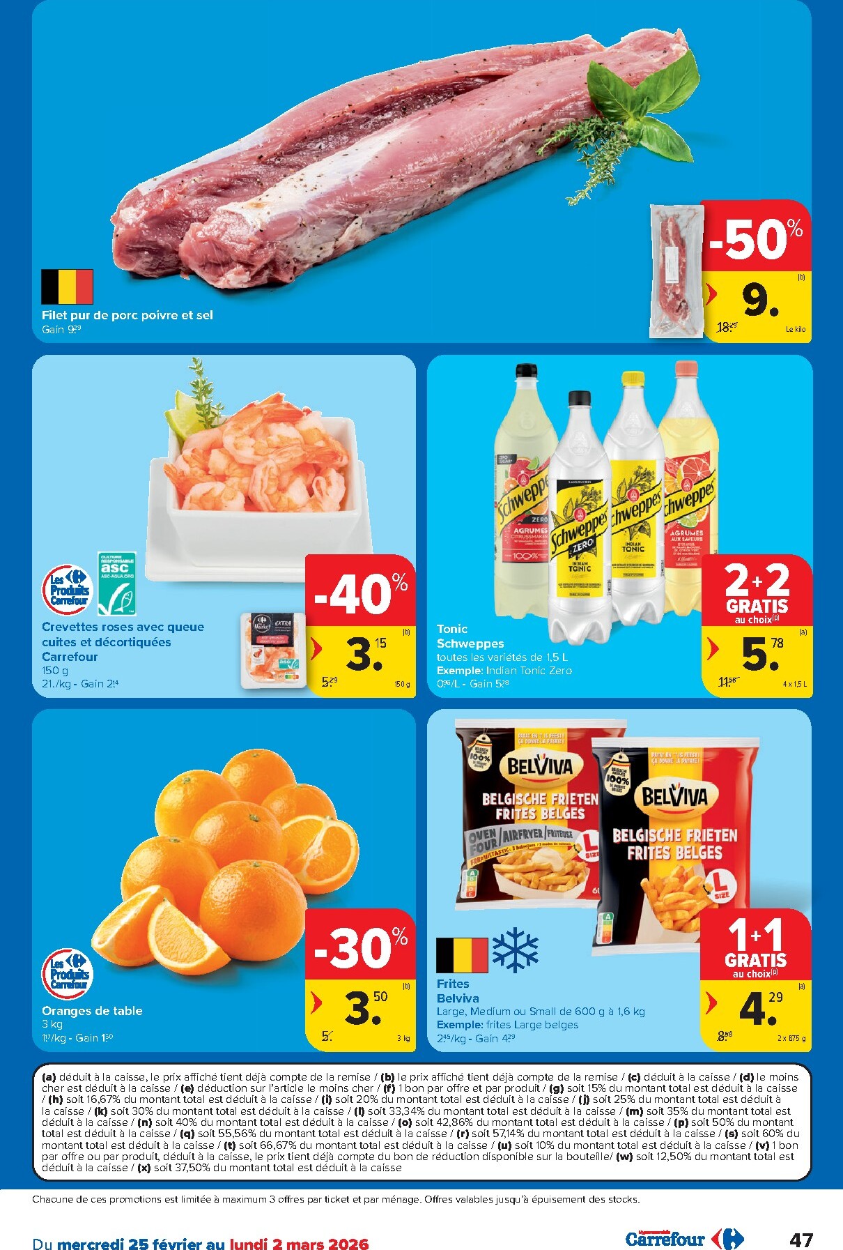 carrefour - De Carrefour Hypermarchés folder geldig vanaf 25/02/2026 t/m 09/03/2026 - page: 47