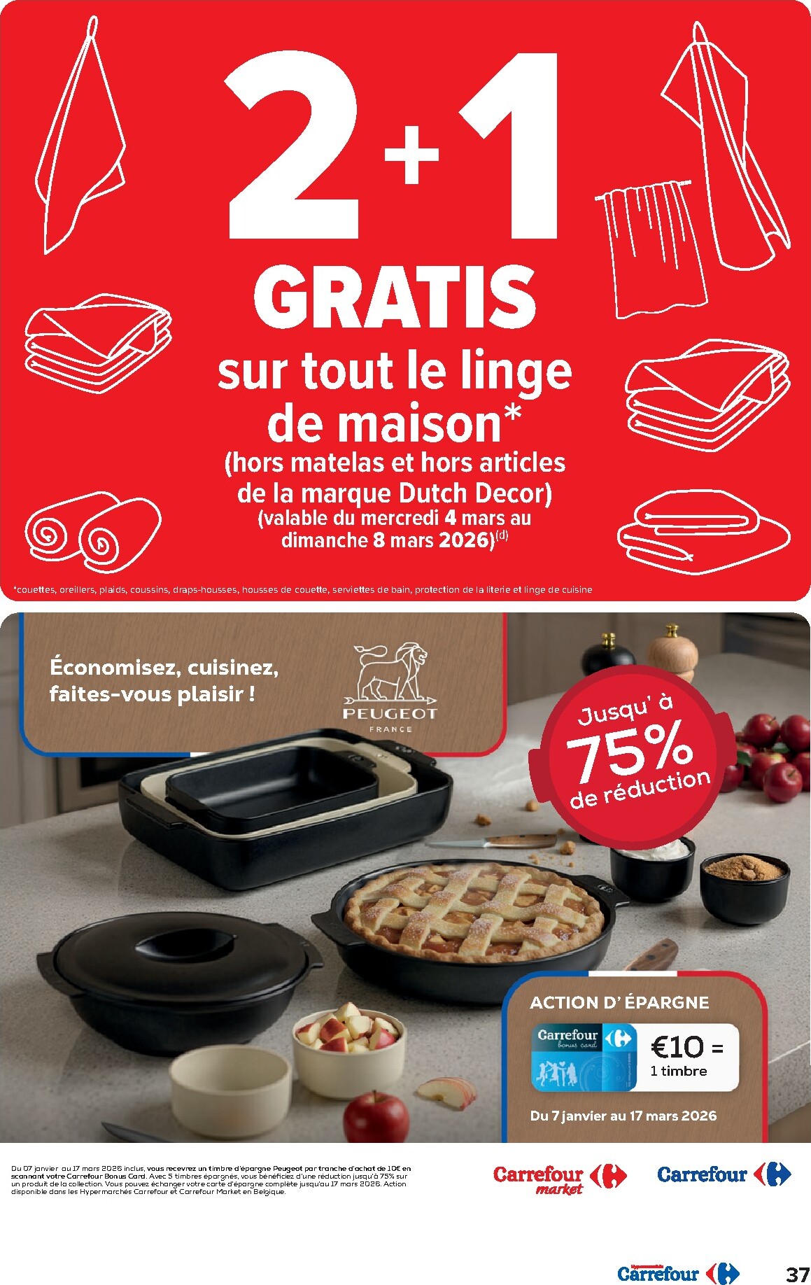 carrefour - De Carrefour Hypermarchés folder geldig vanaf 04/03/2026 t/m 16/03/2026 - page: 37