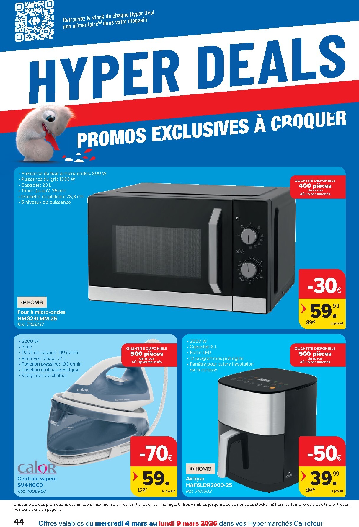 carrefour - De Carrefour Hypermarchés folder geldig vanaf 04/03/2026 t/m 16/03/2026 - page: 44