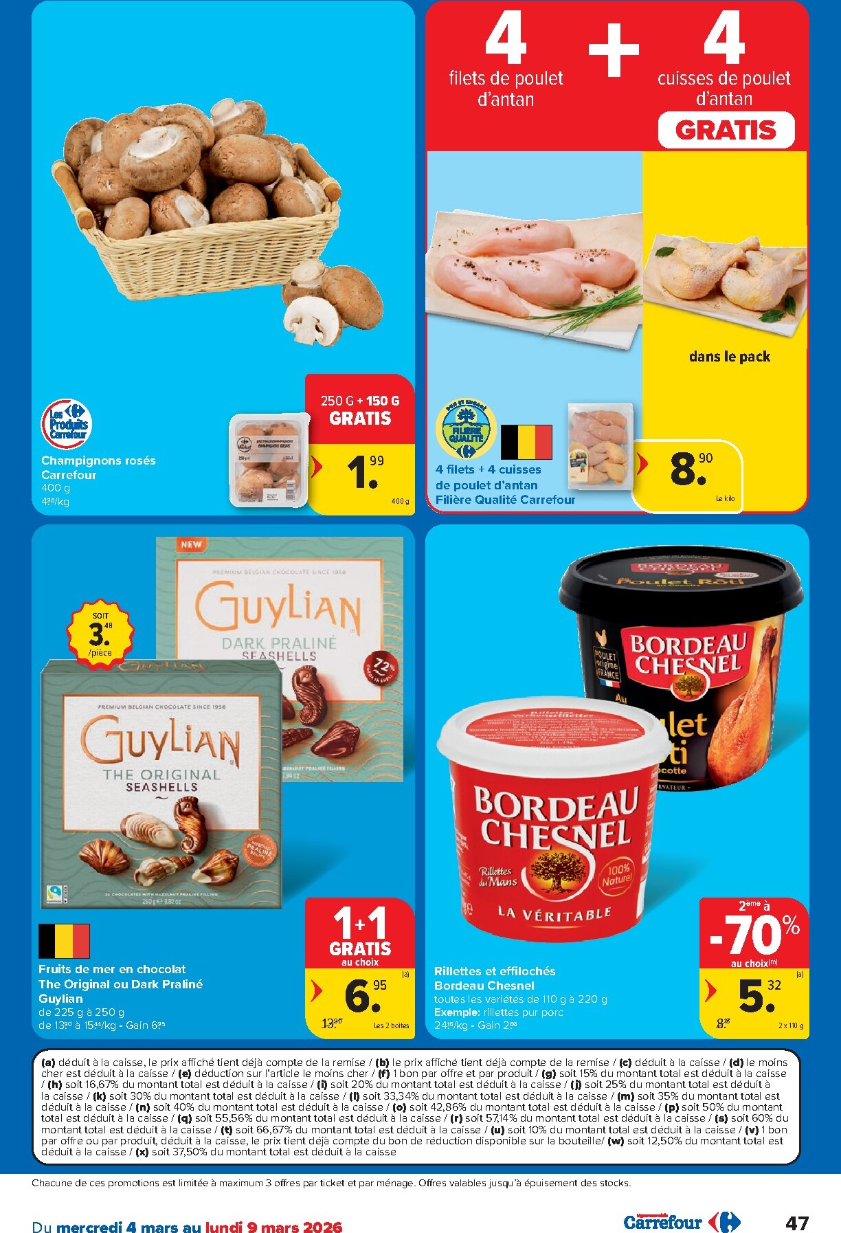 carrefour - De Carrefour Hypermarchés folder geldig vanaf 04/03/2026 t/m 16/03/2026 - page: 47