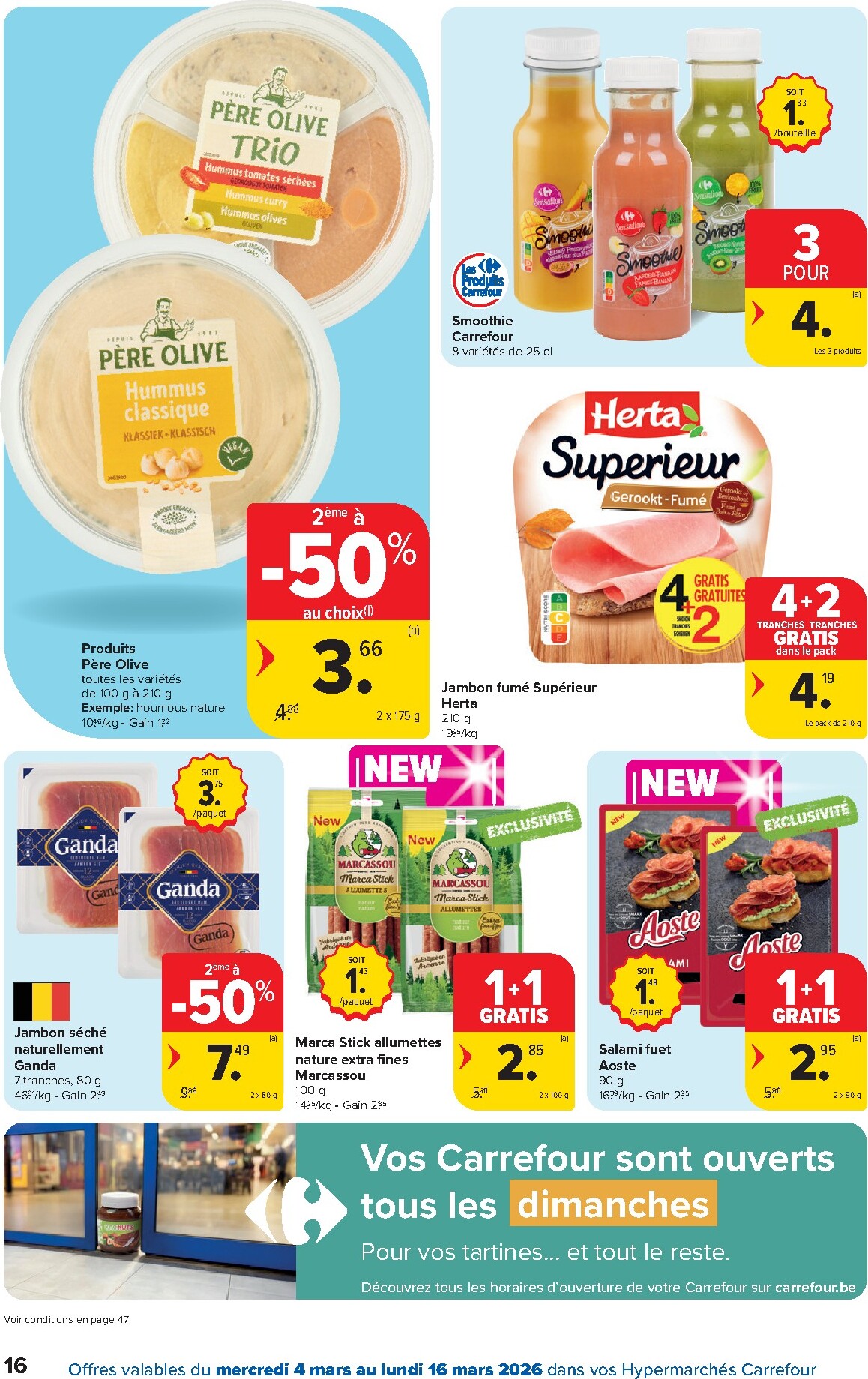 carrefour - De Carrefour Hypermarchés folder geldig vanaf 04/03/2026 t/m 16/03/2026 - page: 16