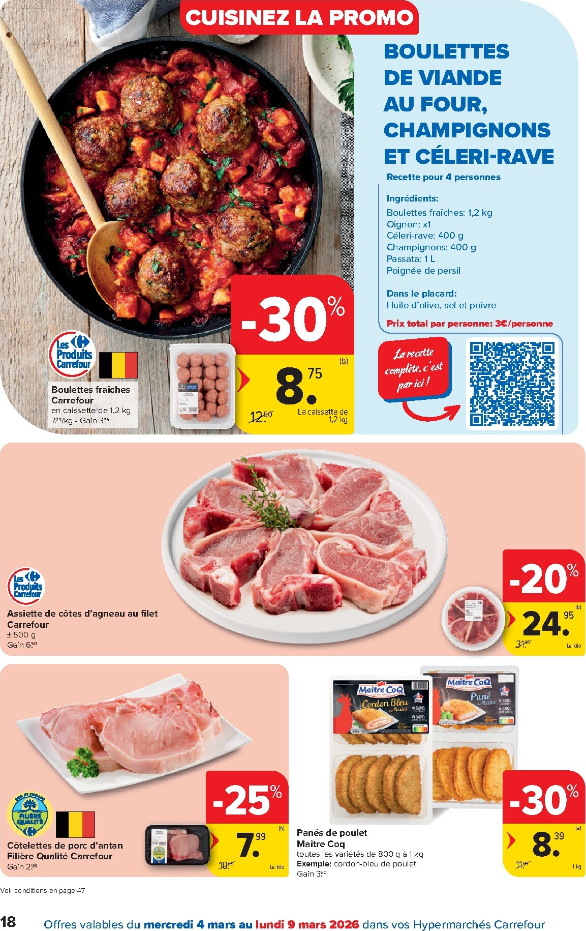 carrefour - De Carrefour Hypermarchés folder geldig vanaf 04/03/2026 t/m 16/03/2026 - page: 18