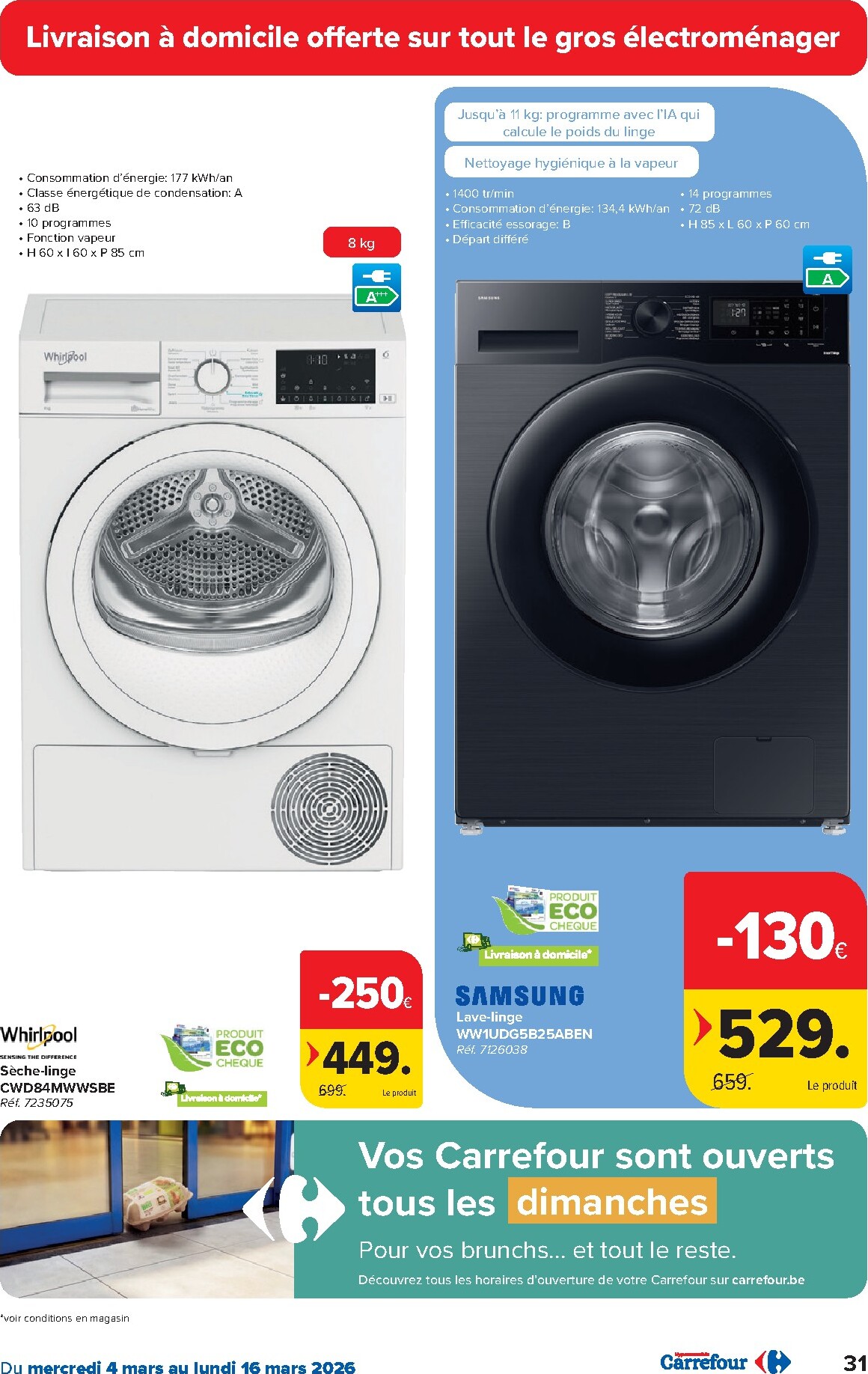 carrefour - De Carrefour Hypermarchés folder geldig vanaf 04/03/2026 t/m 16/03/2026 - page: 31
