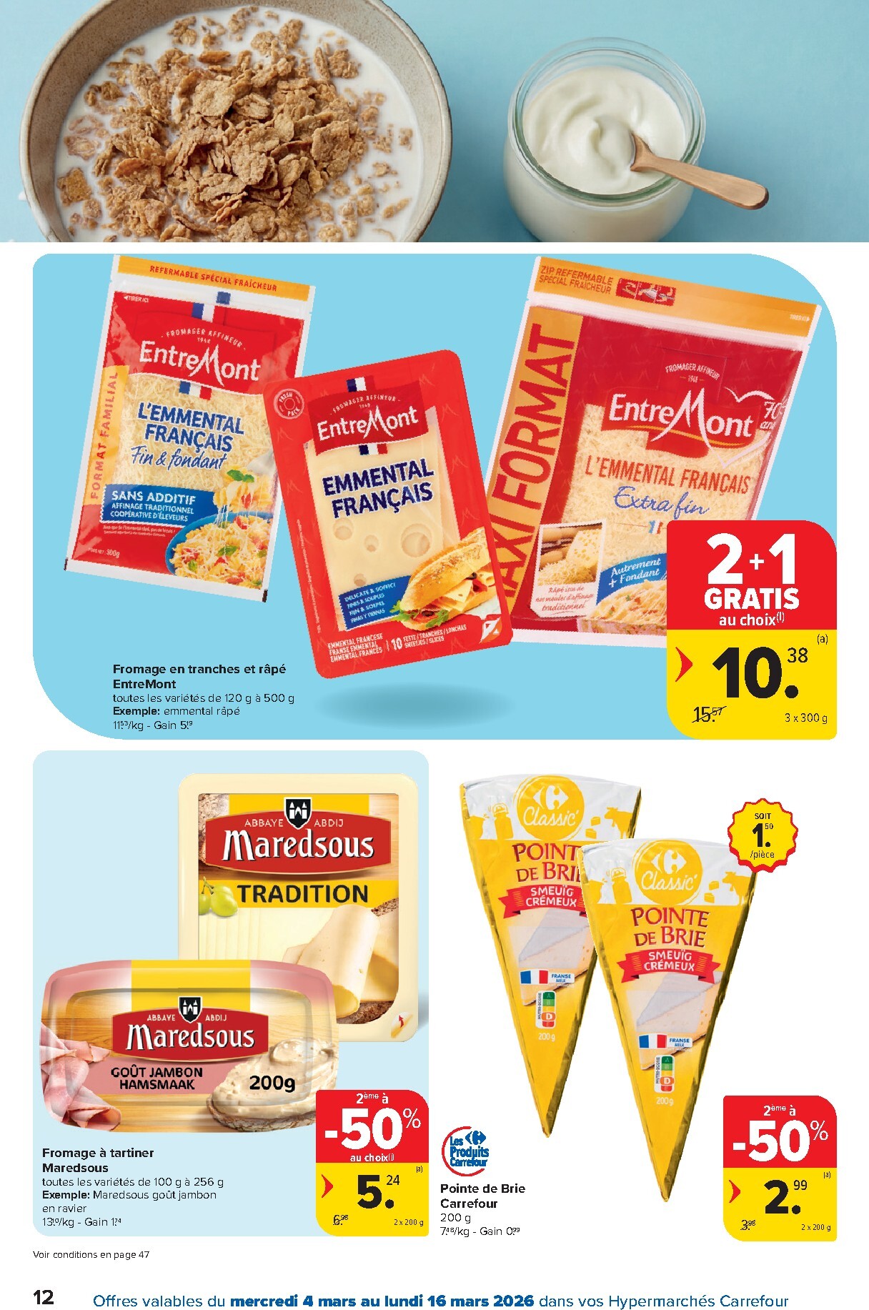 carrefour - De Carrefour Hypermarchés folder geldig vanaf 04/03/2026 t/m 16/03/2026 - page: 12
