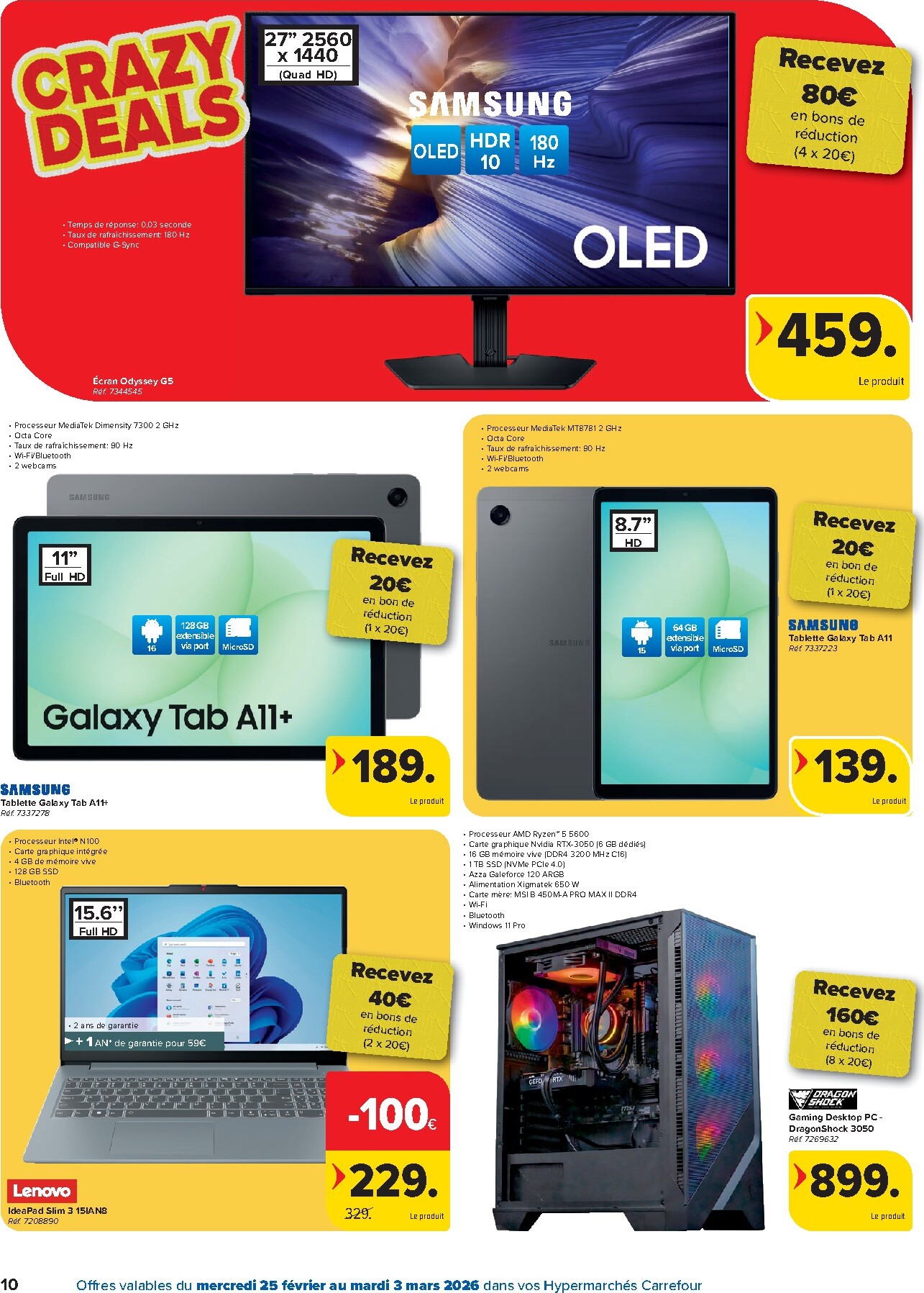 carrefour - De Carrefour Hypermarchés - Crazy Deals folder geldig vanaf 25/02/2026 t/m 03/03/2026 - page: 10