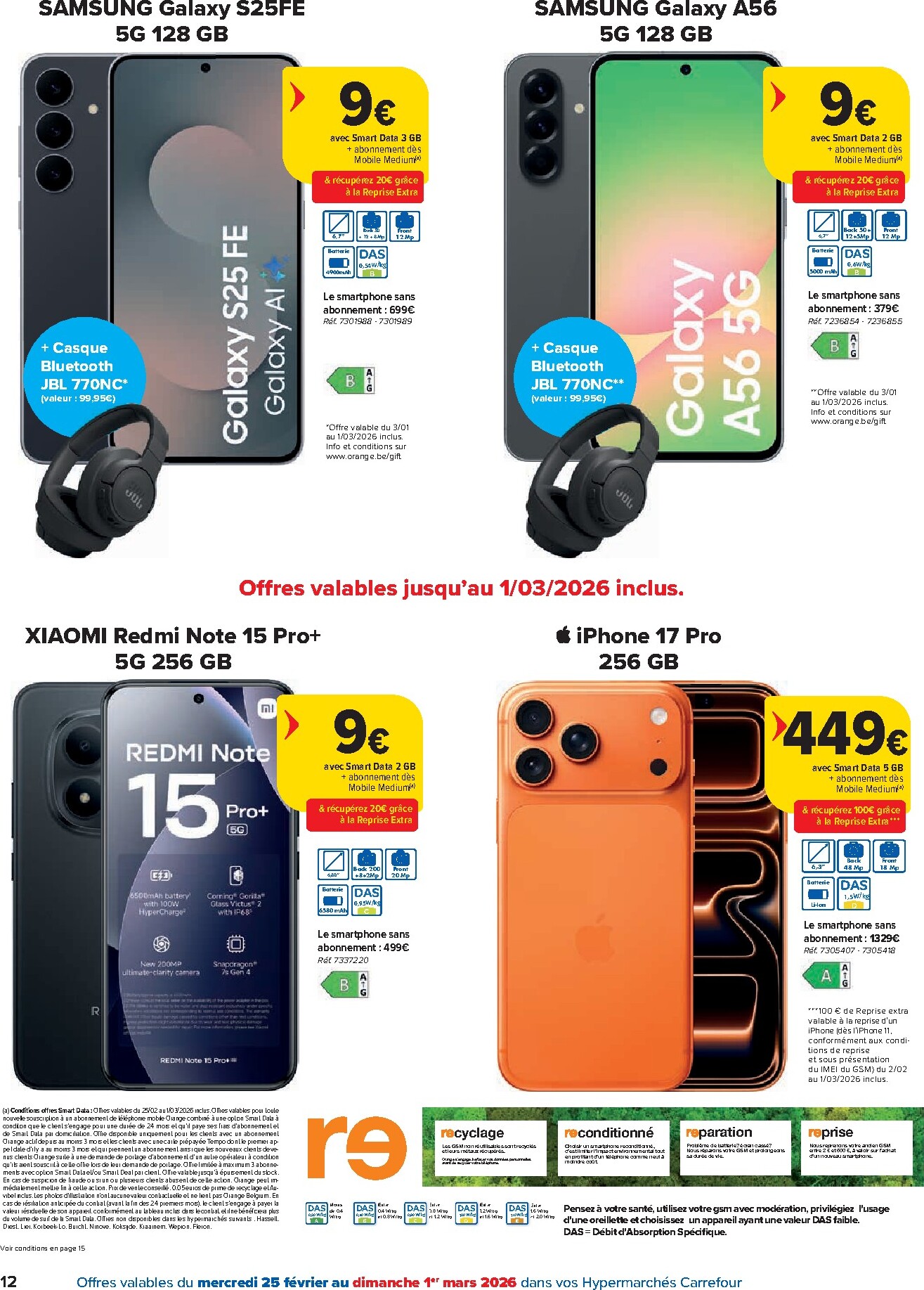 carrefour - De Carrefour Hypermarchés - Crazy Deals folder geldig vanaf 25/02/2026 t/m 03/03/2026 - page: 12