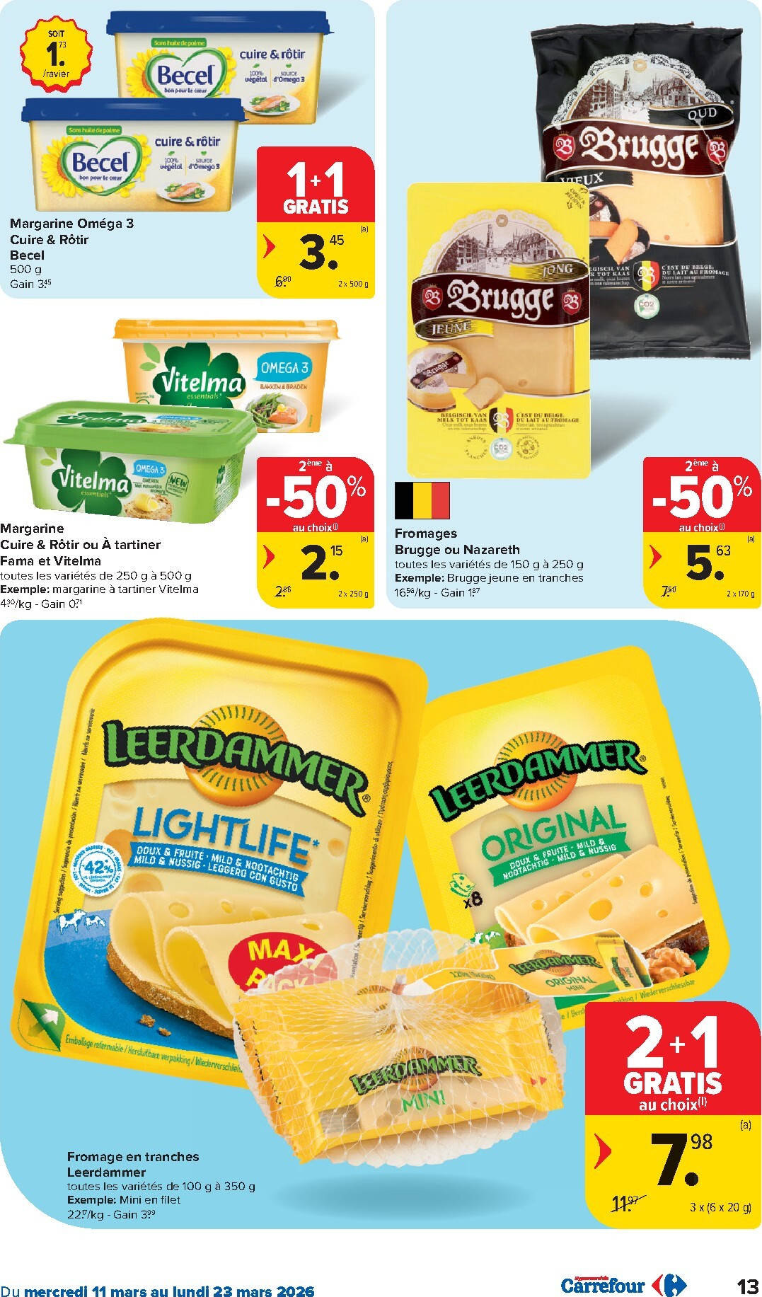carrefour - De Carrefour Hypermarchés folder geldig vanaf 11/03/2026 t/m 23/03/2026 - page: 13