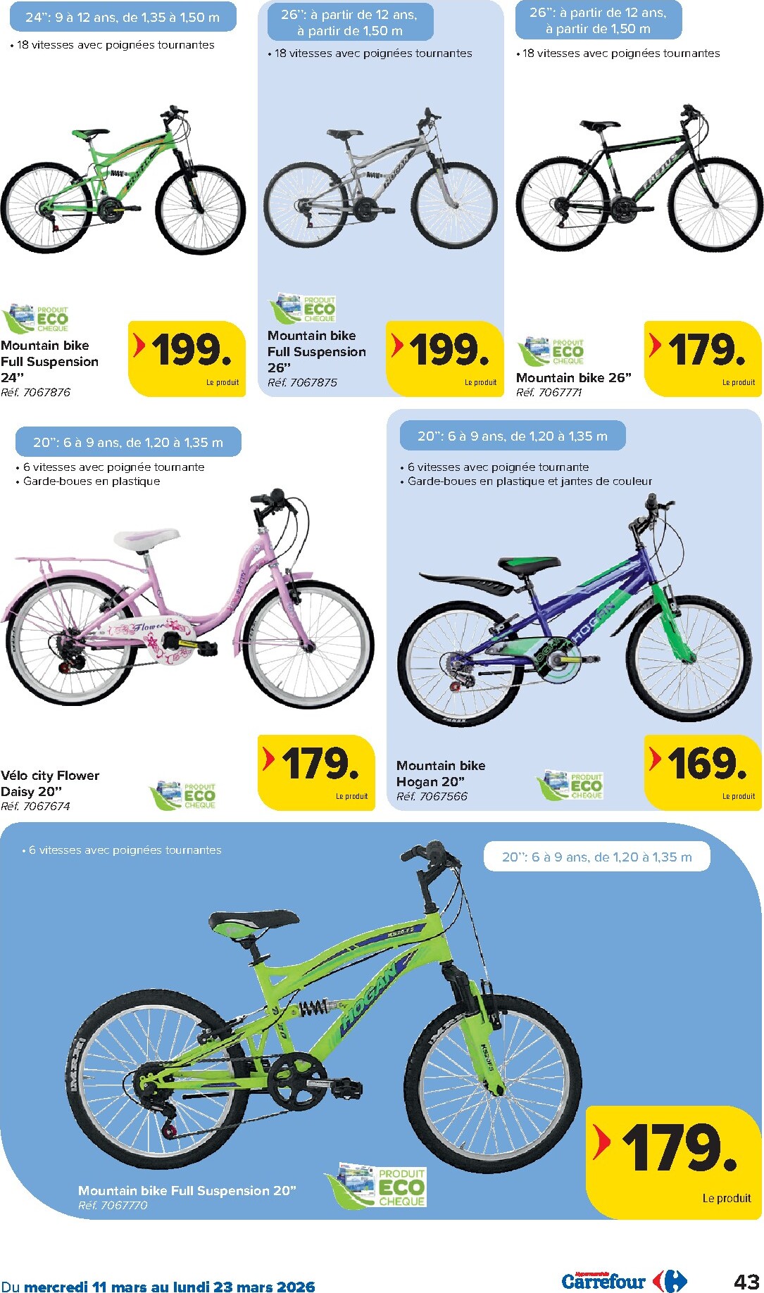 carrefour - De Carrefour Hypermarchés folder geldig vanaf 11/03/2026 t/m 23/03/2026 - page: 43