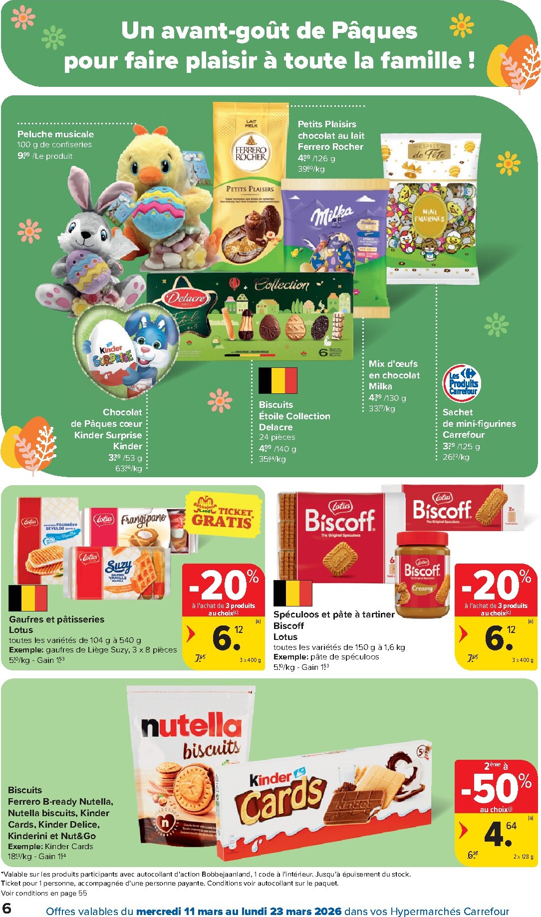carrefour - De Carrefour Hypermarchés folder geldig vanaf 11/03/2026 t/m 23/03/2026 - page: 6