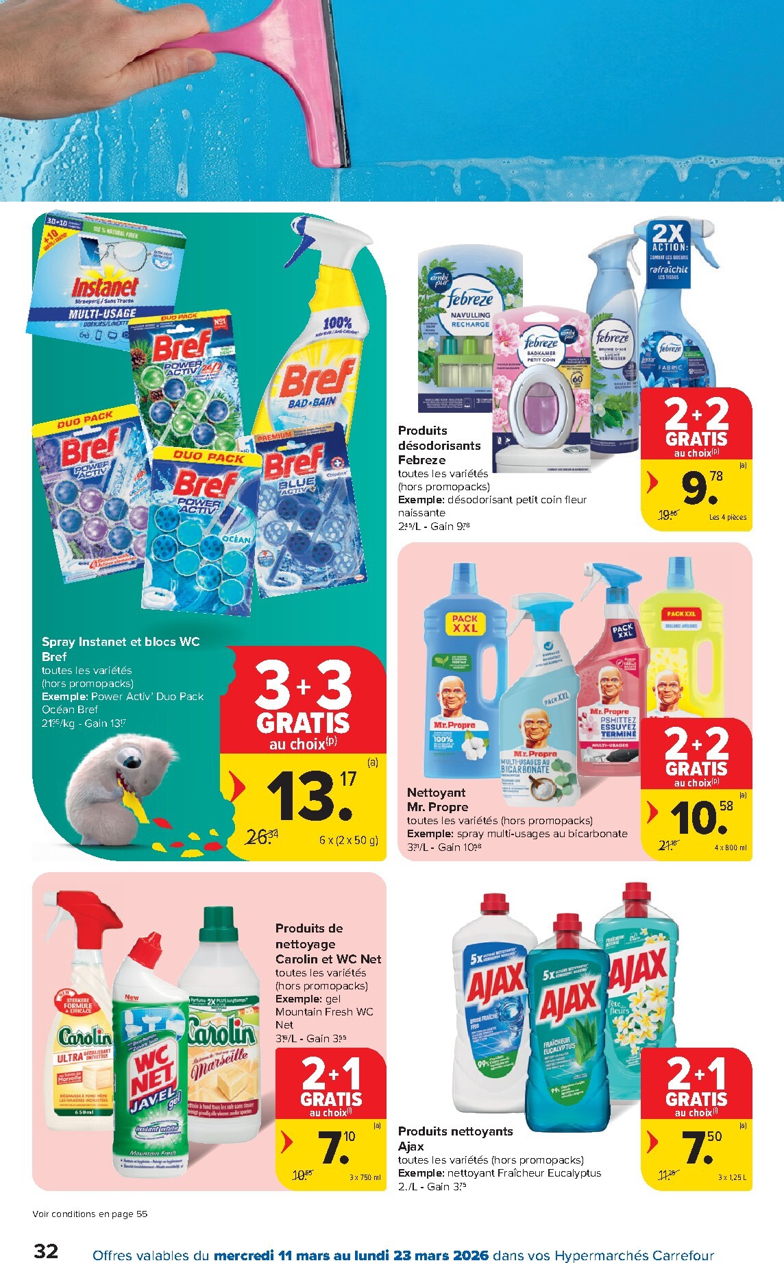 carrefour - De Carrefour Hypermarchés folder geldig vanaf 11/03/2026 t/m 23/03/2026 - page: 32
