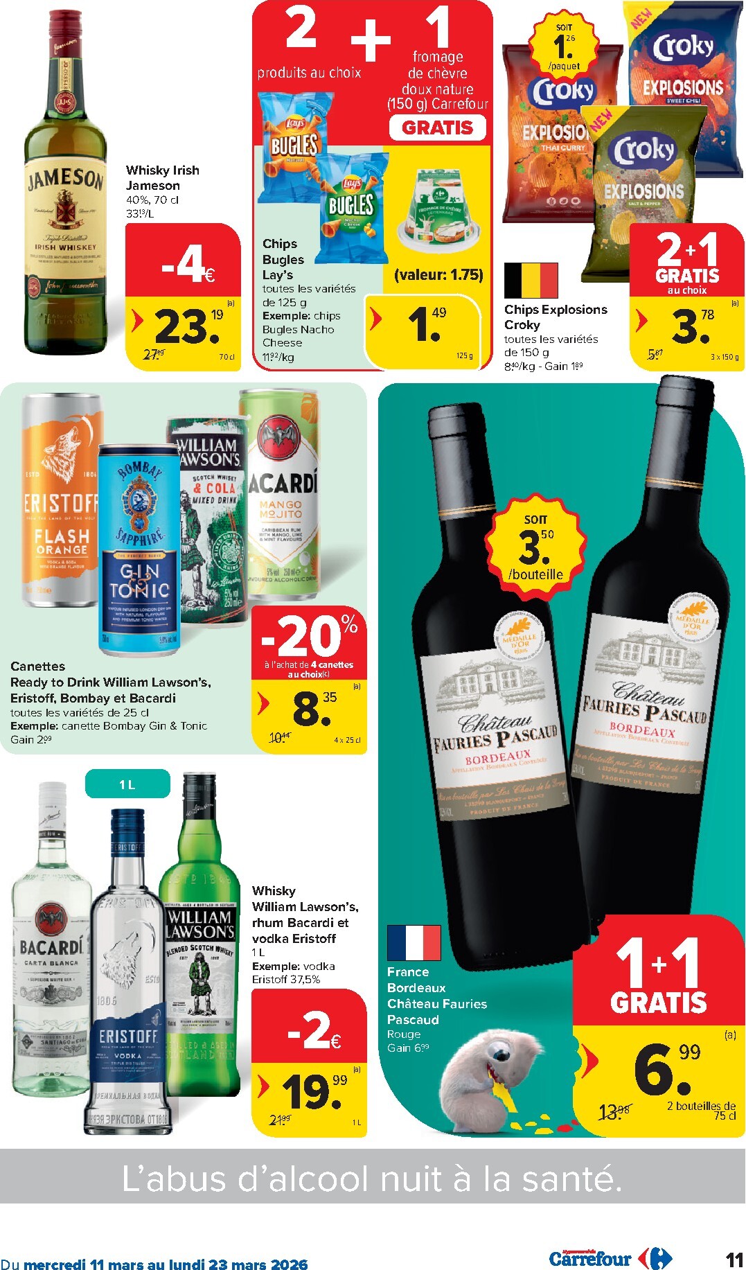 carrefour - De Carrefour Hypermarchés folder geldig vanaf 11/03/2026 t/m 23/03/2026 - page: 11