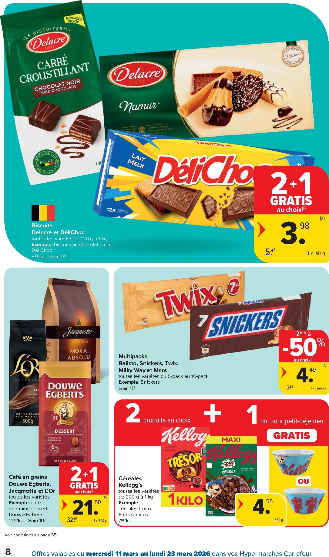 carrefour - De Carrefour Hypermarchés folder geldig vanaf 11/03/2026 t/m 23/03/2026 - page: 8