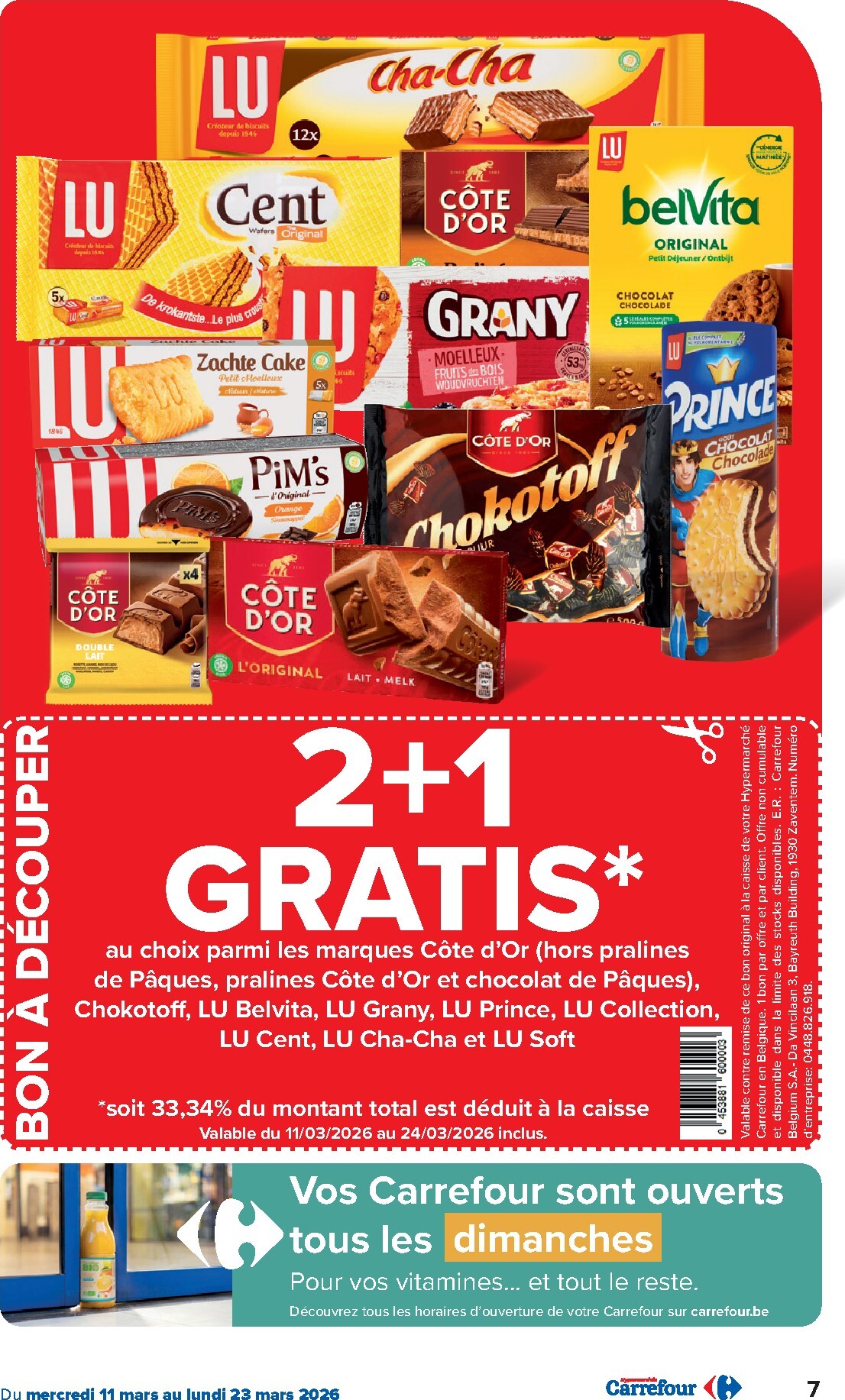 carrefour - De Carrefour Hypermarchés folder geldig vanaf 11/03/2026 t/m 23/03/2026 - page: 7