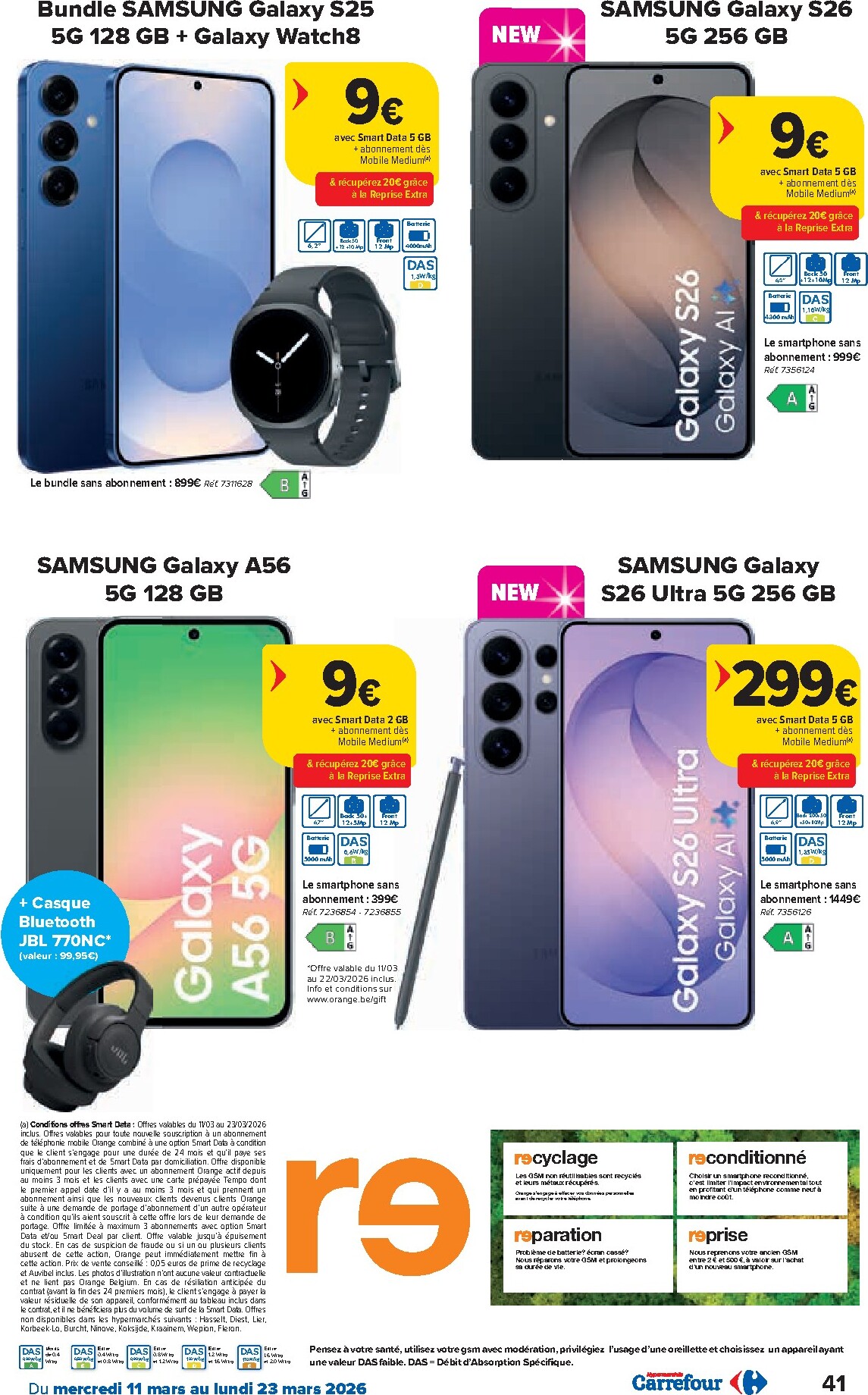 carrefour - De Carrefour Hypermarchés folder geldig vanaf 11/03/2026 t/m 23/03/2026 - page: 41