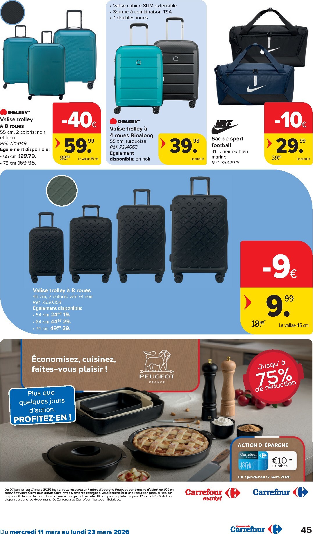 carrefour - De Carrefour Hypermarchés folder geldig vanaf 11/03/2026 t/m 23/03/2026 - page: 45