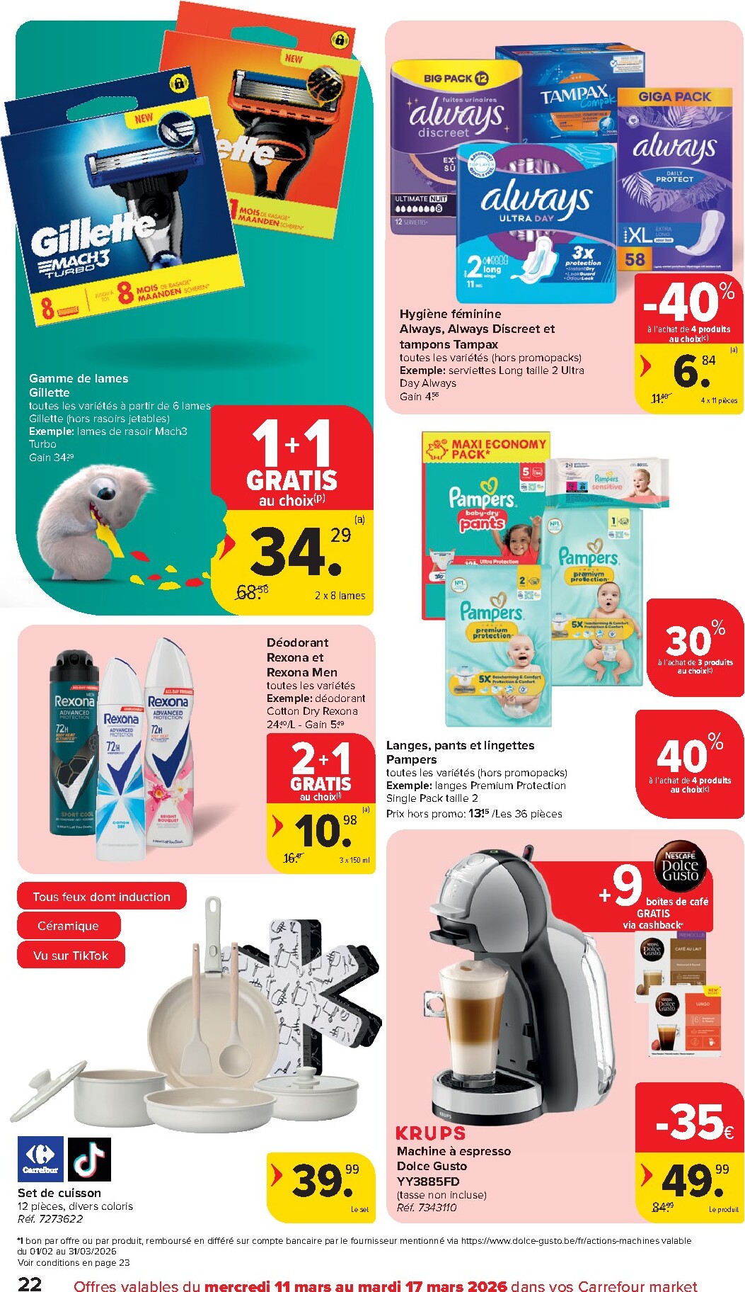 carrefour - De Carrefour Market folder geldig vanaf 11/03/2026 t/m 17/03/2026 - page: 22