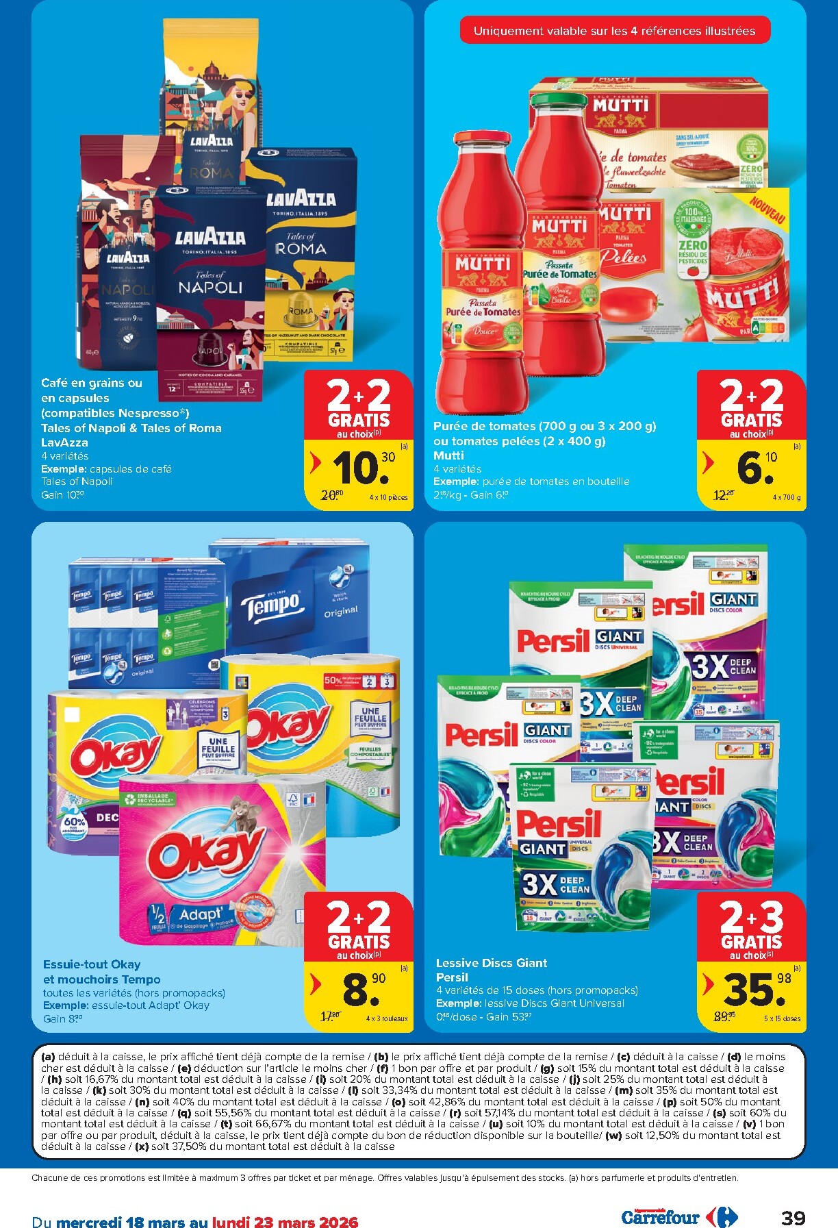 carrefour - De Carrefour Hypermarchés folder geldig vanaf 18/03/2026 t/m 30/03/2026 - page: 39