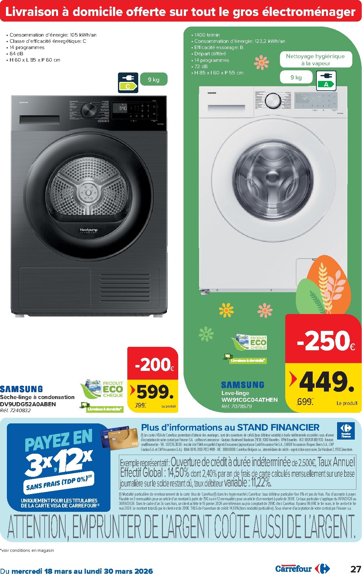 carrefour - De Carrefour Hypermarchés folder geldig vanaf 18/03/2026 t/m 30/03/2026 - page: 27