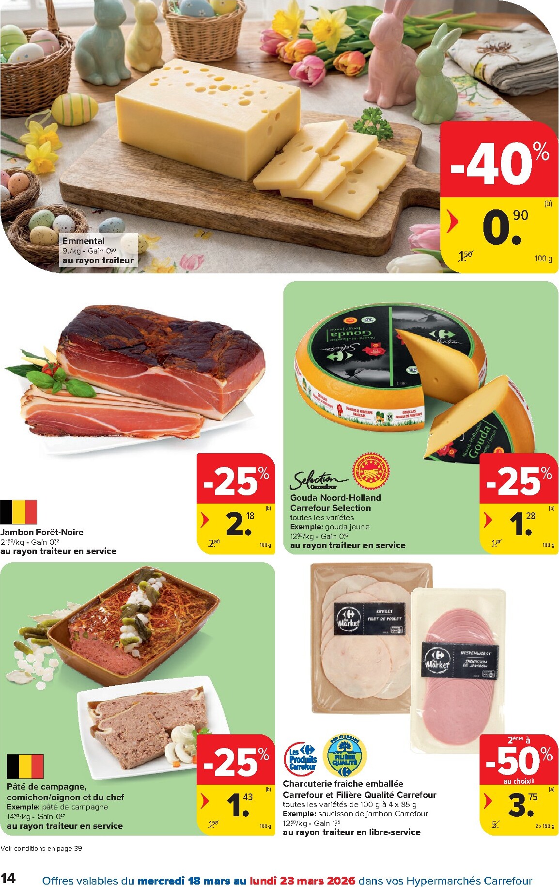 carrefour - De Carrefour Hypermarchés folder geldig vanaf 18/03/2026 t/m 30/03/2026 - page: 14