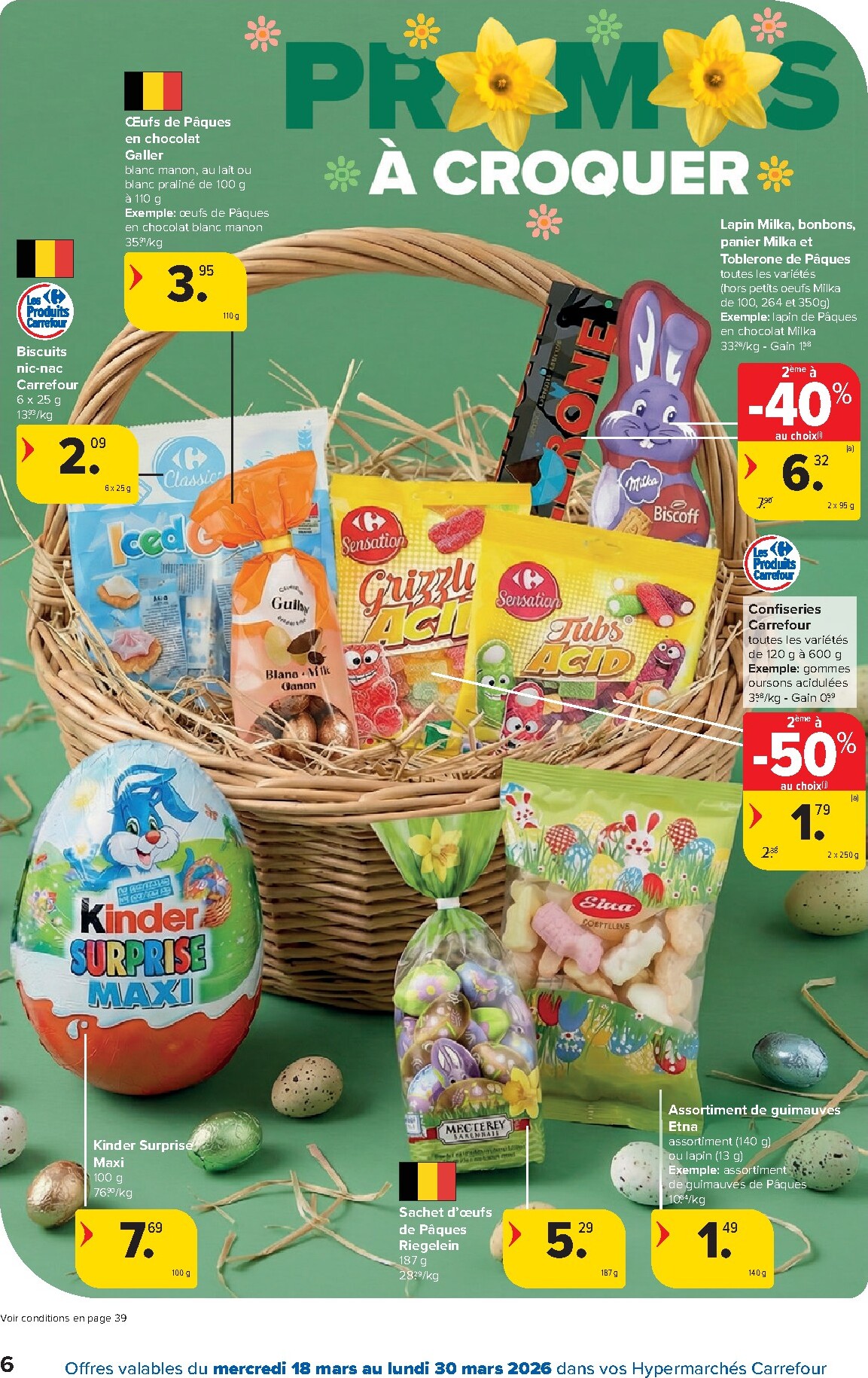 carrefour - De Carrefour Hypermarchés folder geldig vanaf 18/03/2026 t/m 30/03/2026 - page: 6