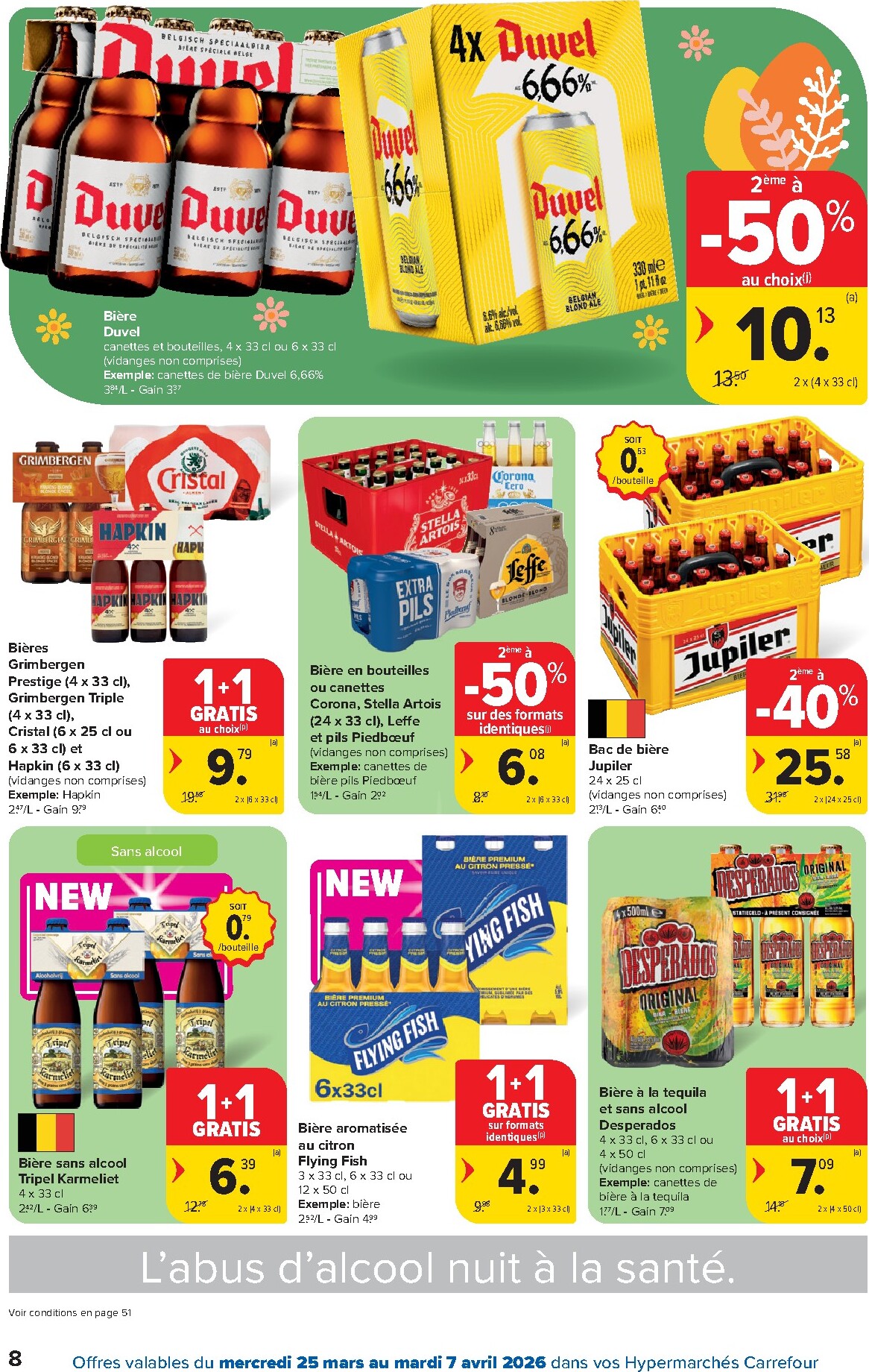 carrefour - De Carrefour Hypermarchés folder geldig vanaf 25/03/2026 t/m 07/04/2026 - page: 8