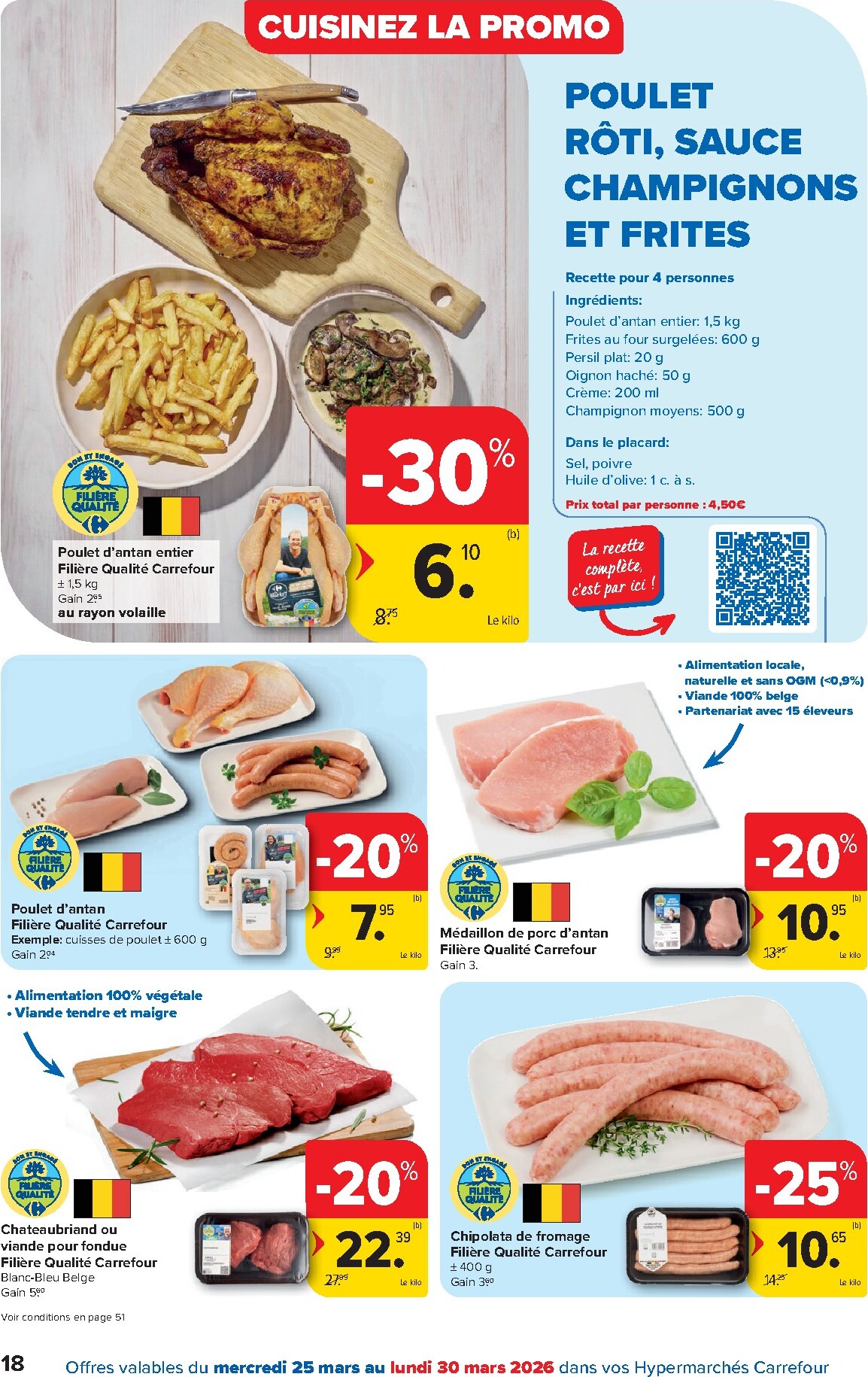 carrefour - De Carrefour Hypermarchés folder geldig vanaf 25/03/2026 t/m 07/04/2026 - page: 18