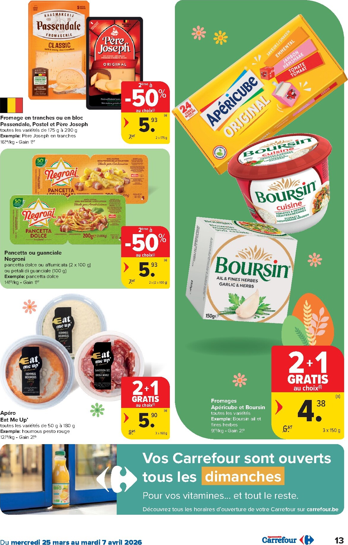 carrefour - De Carrefour Hypermarchés folder geldig vanaf 25/03/2026 t/m 07/04/2026 - page: 13