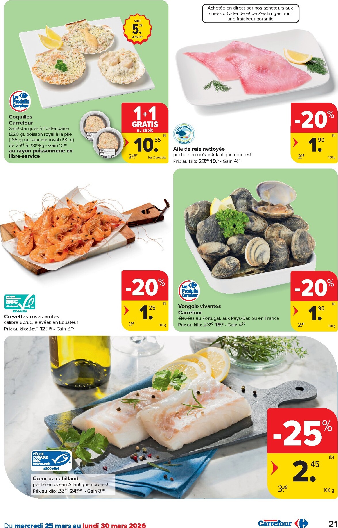 carrefour - De Carrefour Hypermarchés folder geldig vanaf 25/03/2026 t/m 07/04/2026 - page: 21