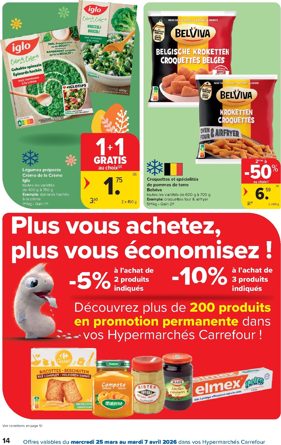 carrefour - De Carrefour Hypermarchés folder geldig vanaf 25/03/2026 t/m 07/04/2026 - page: 14