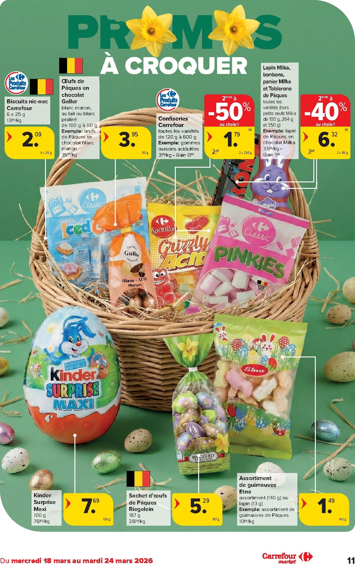 carrefour - De Carrefour Market folder geldig vanaf 18/03/2026 t/m 24/03/2026 - page: 11