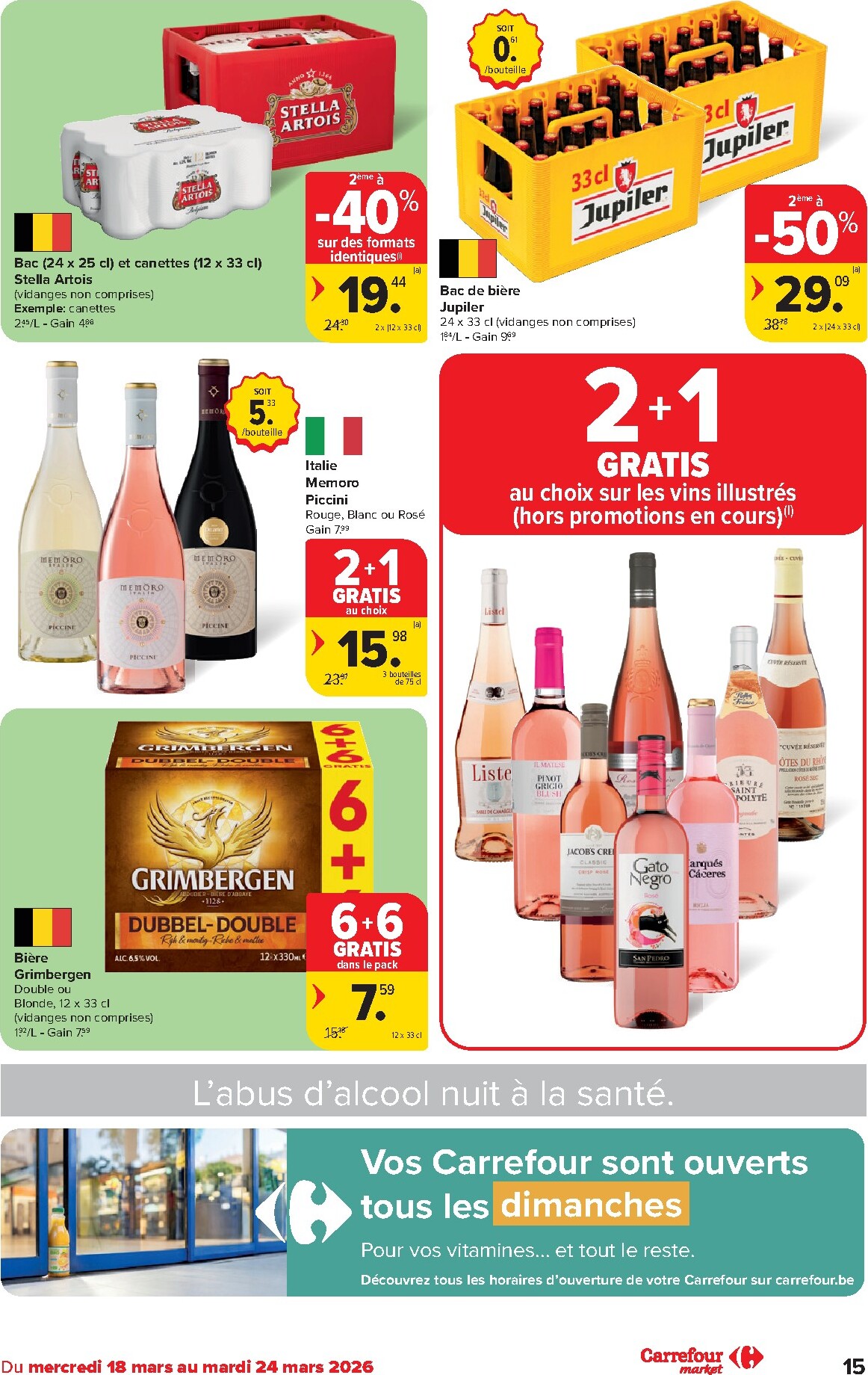 carrefour - De Carrefour Market folder geldig vanaf 18/03/2026 t/m 24/03/2026 - page: 15