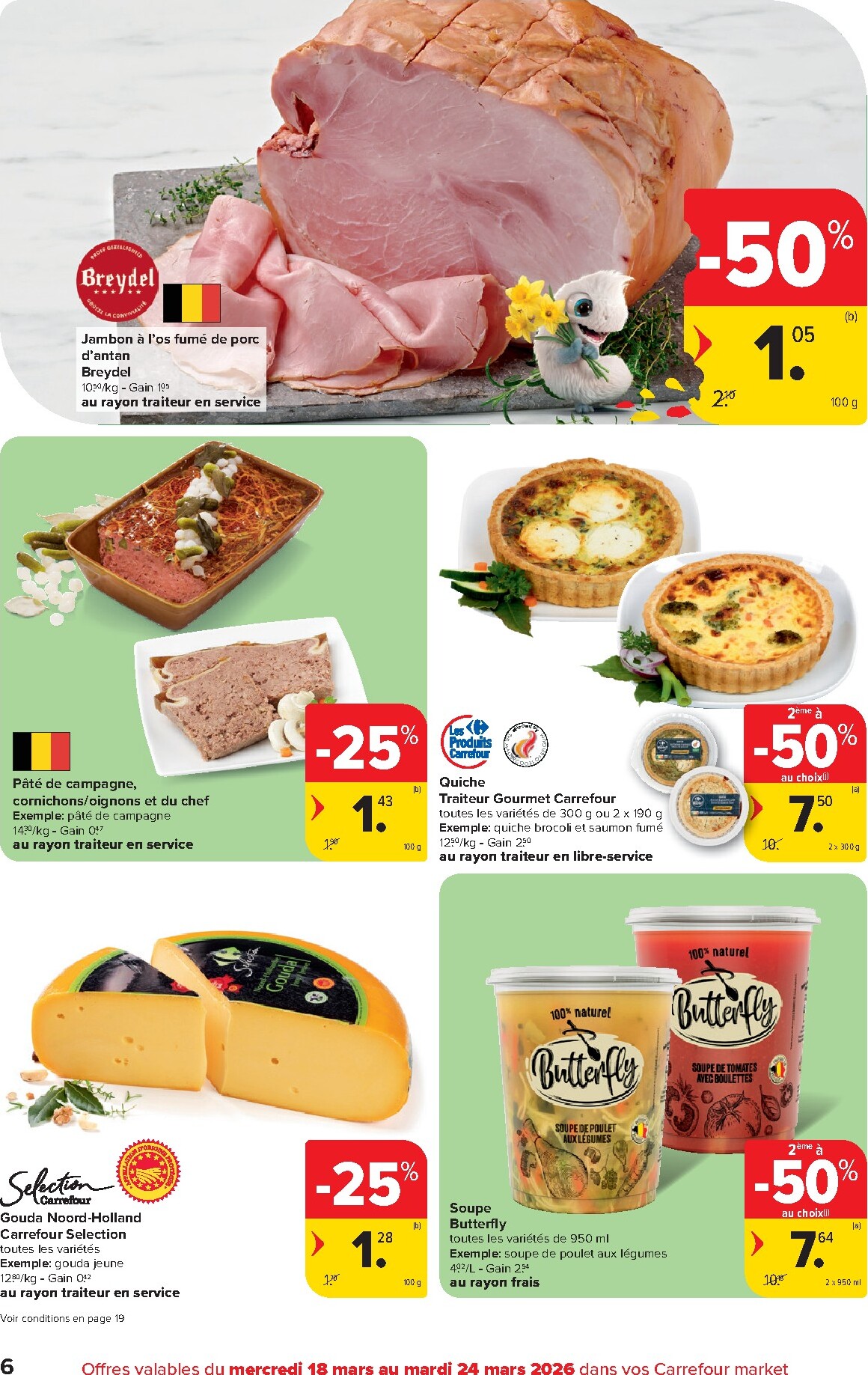 carrefour - De Carrefour Market folder geldig vanaf 18/03/2026 t/m 24/03/2026 - page: 6