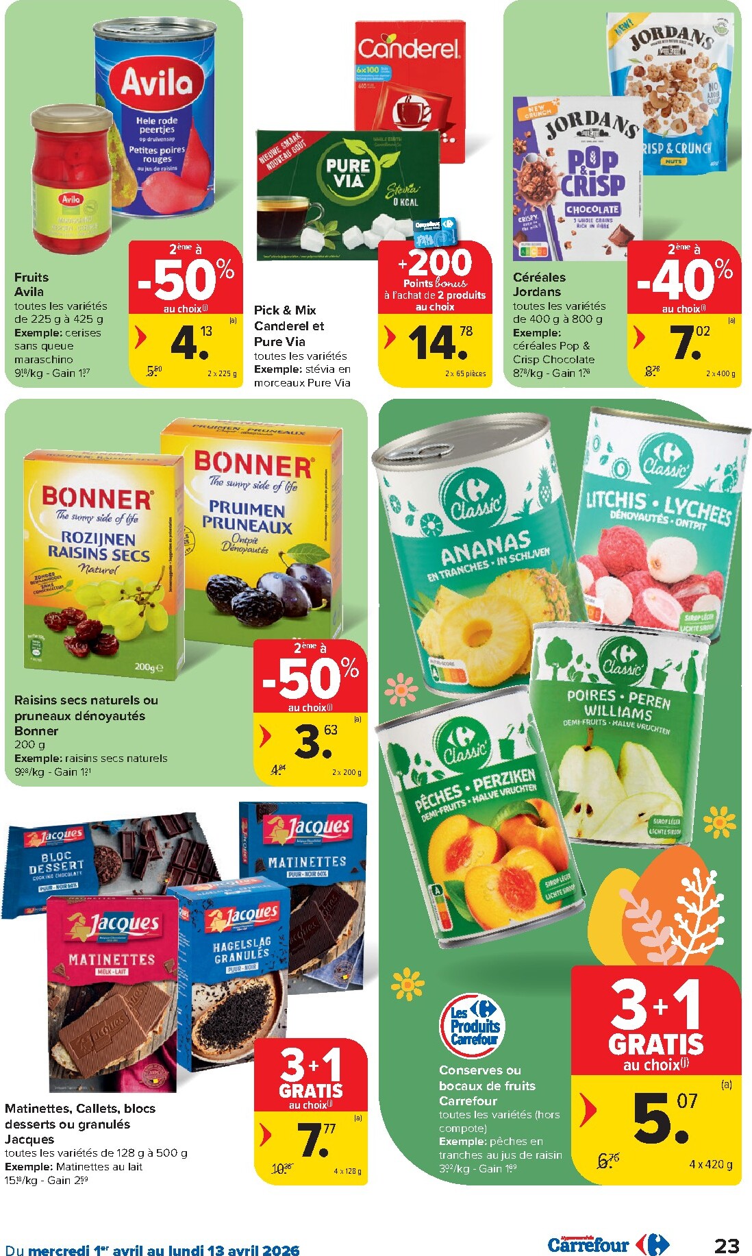 carrefour - De Carrefour Hypermarchés folder geldig vanaf 01/04/2026 t/m 13/04/2026 - page: 23