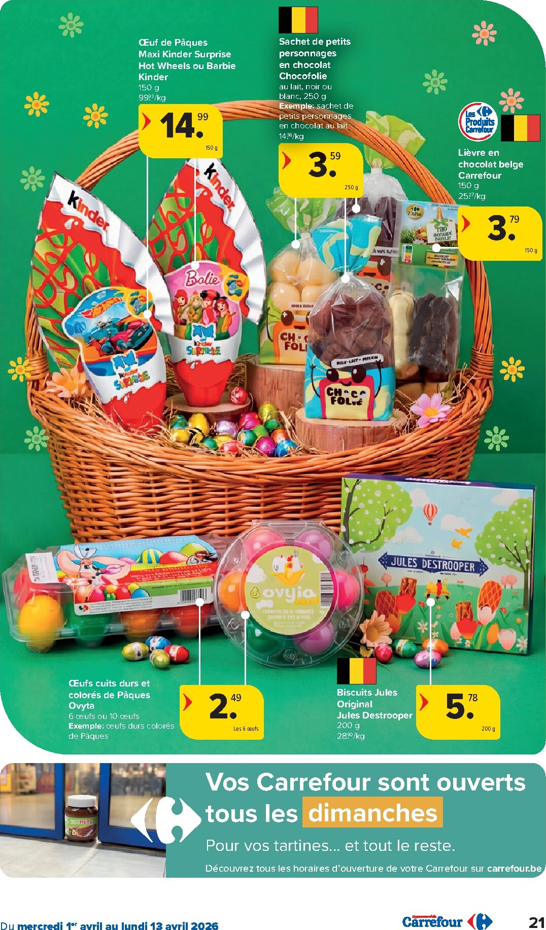 carrefour - De Carrefour Hypermarchés folder geldig vanaf 01/04/2026 t/m 13/04/2026 - page: 21