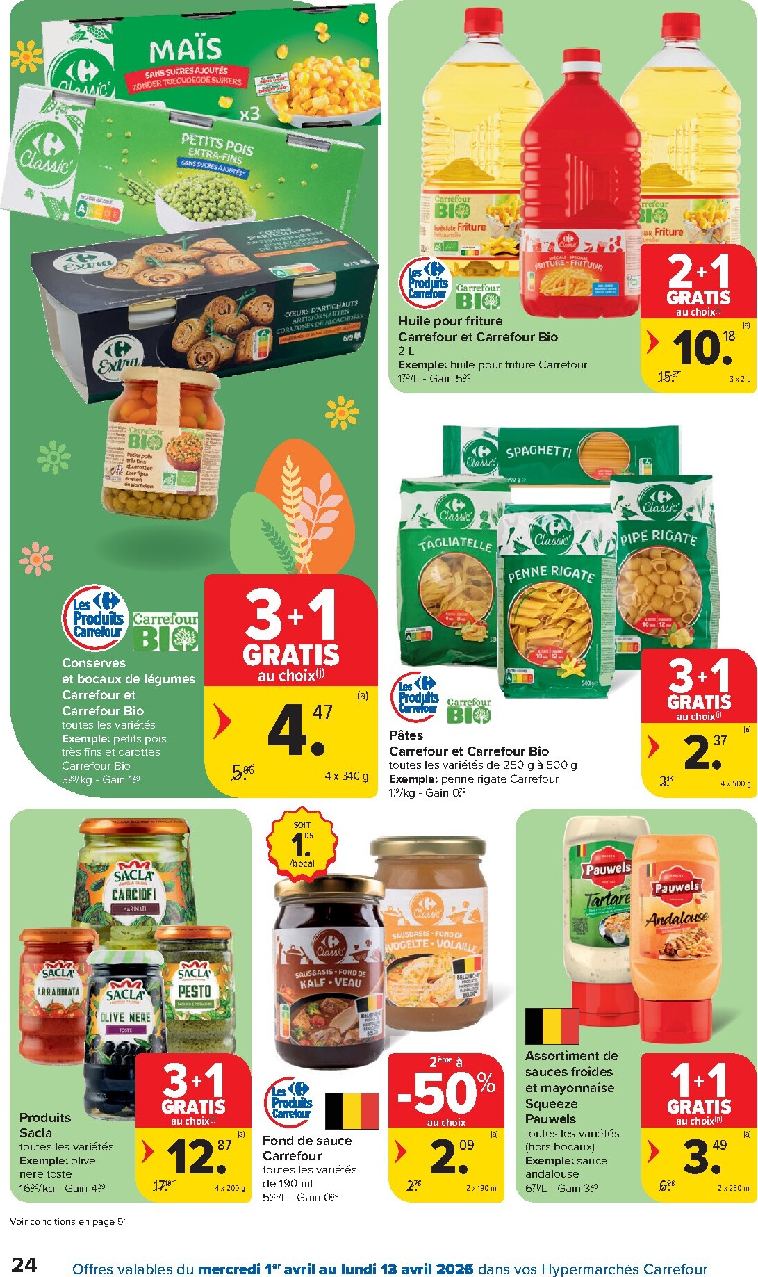 carrefour - De Carrefour Hypermarchés folder geldig vanaf 01/04/2026 t/m 13/04/2026 - page: 24