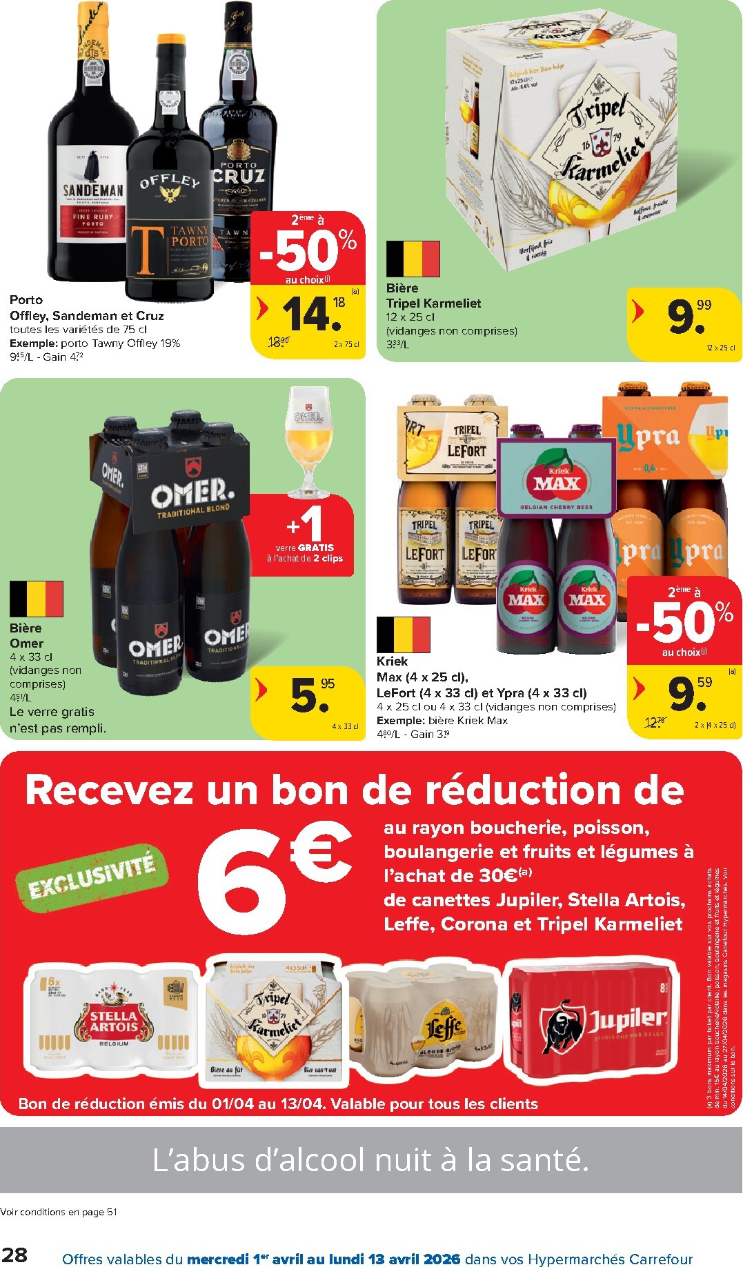 carrefour - De Carrefour Hypermarchés folder geldig vanaf 01/04/2026 t/m 13/04/2026 - page: 28