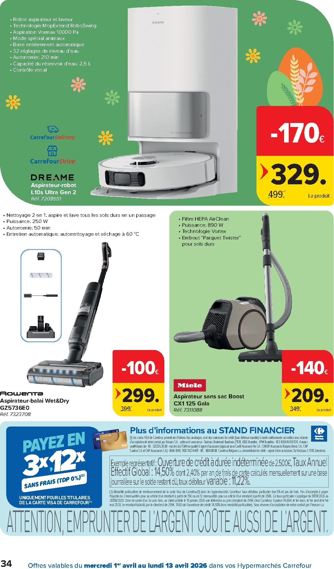 carrefour - De Carrefour Hypermarchés folder geldig vanaf 01/04/2026 t/m 13/04/2026 - page: 34