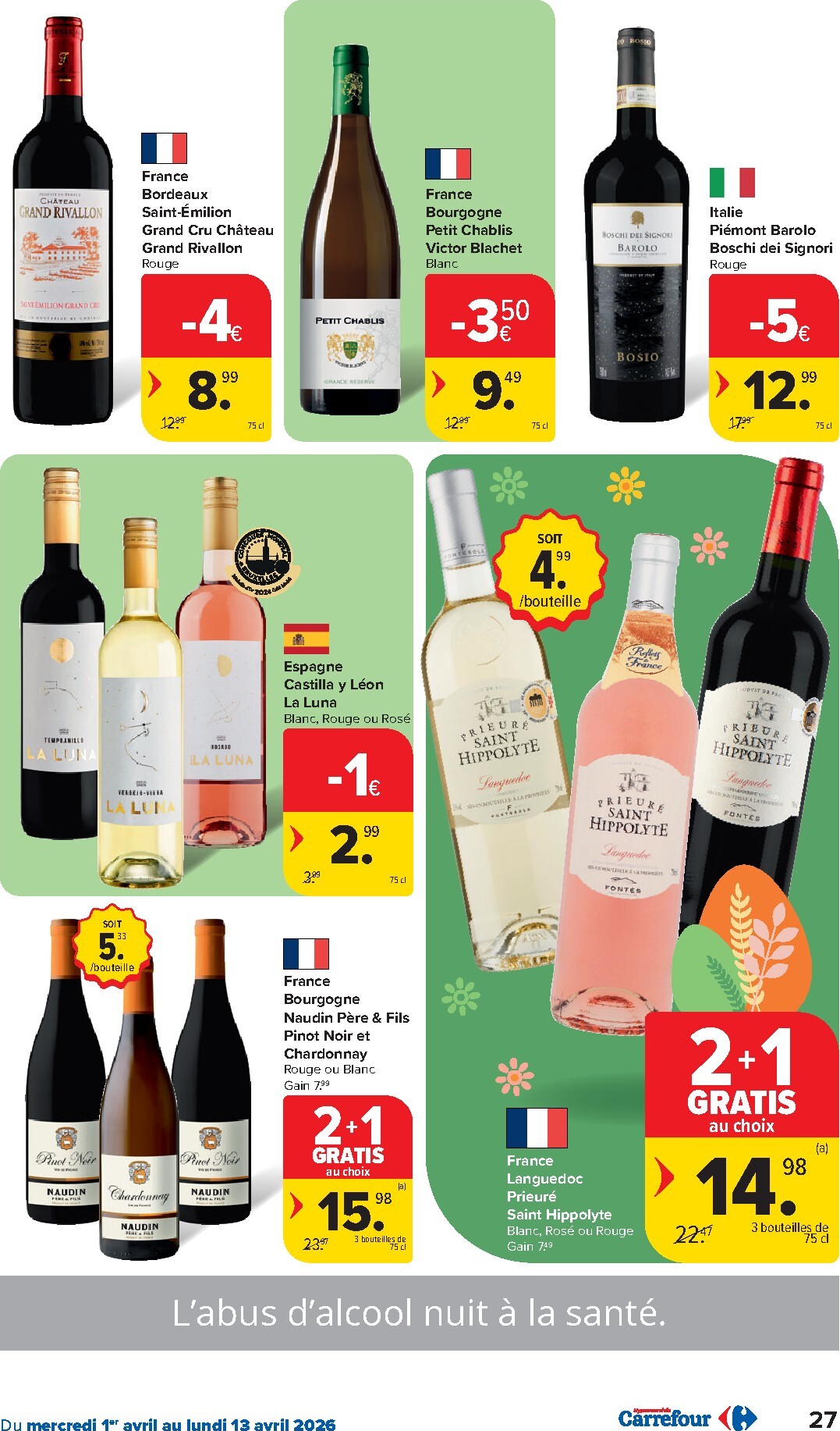 carrefour - De Carrefour Hypermarchés folder geldig vanaf 01/04/2026 t/m 13/04/2026 - page: 27