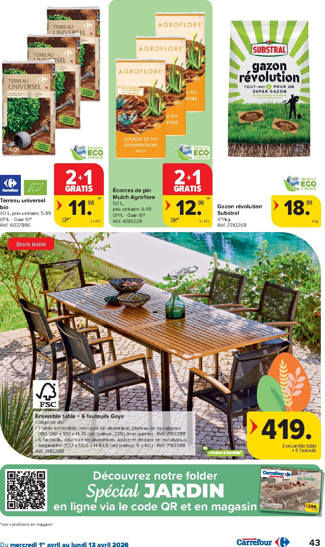 carrefour - De Carrefour Hypermarchés folder geldig vanaf 01/04/2026 t/m 13/04/2026 - page: 43