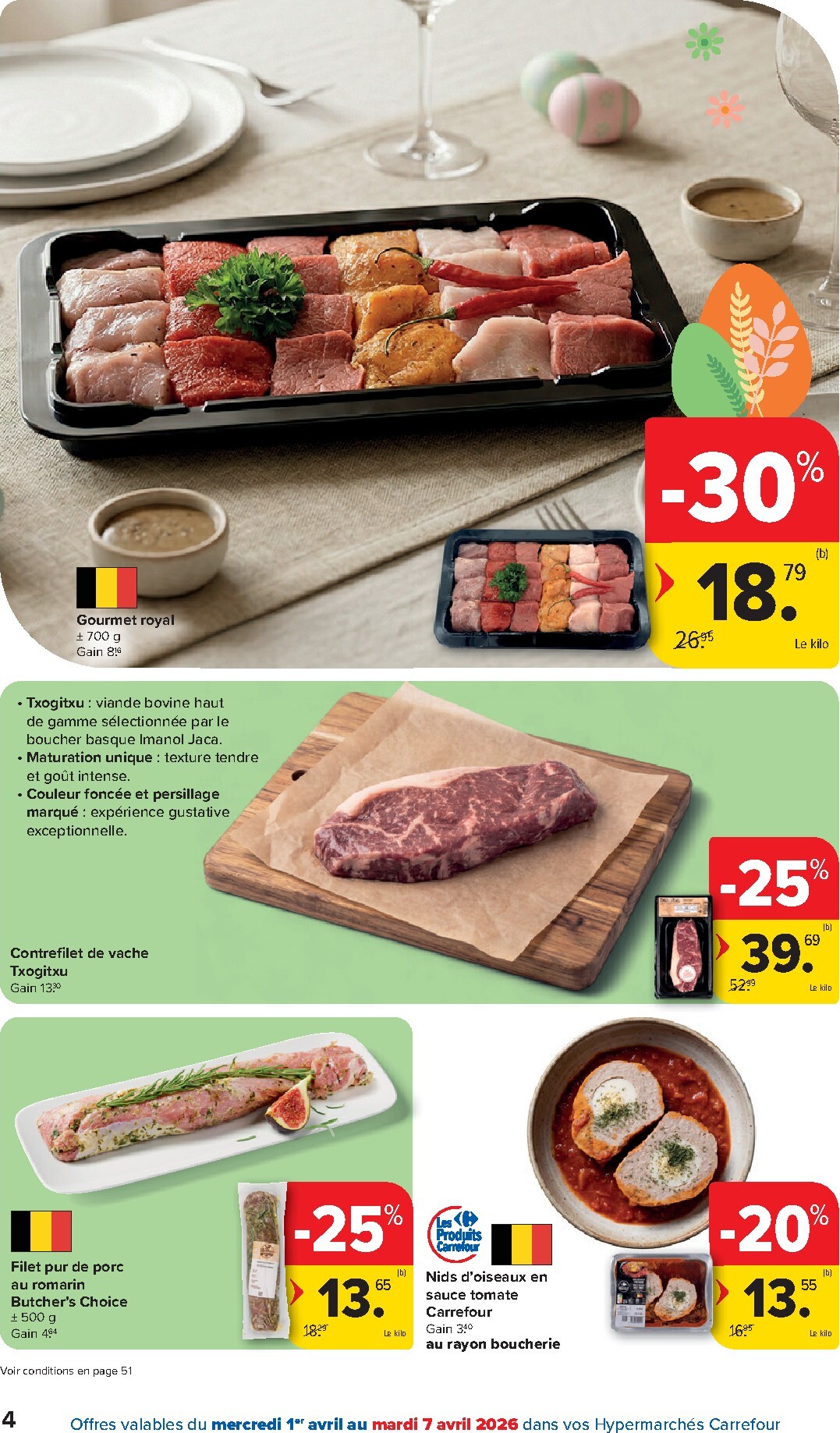 carrefour - De Carrefour Hypermarchés folder geldig vanaf 01/04/2026 t/m 13/04/2026 - page: 4