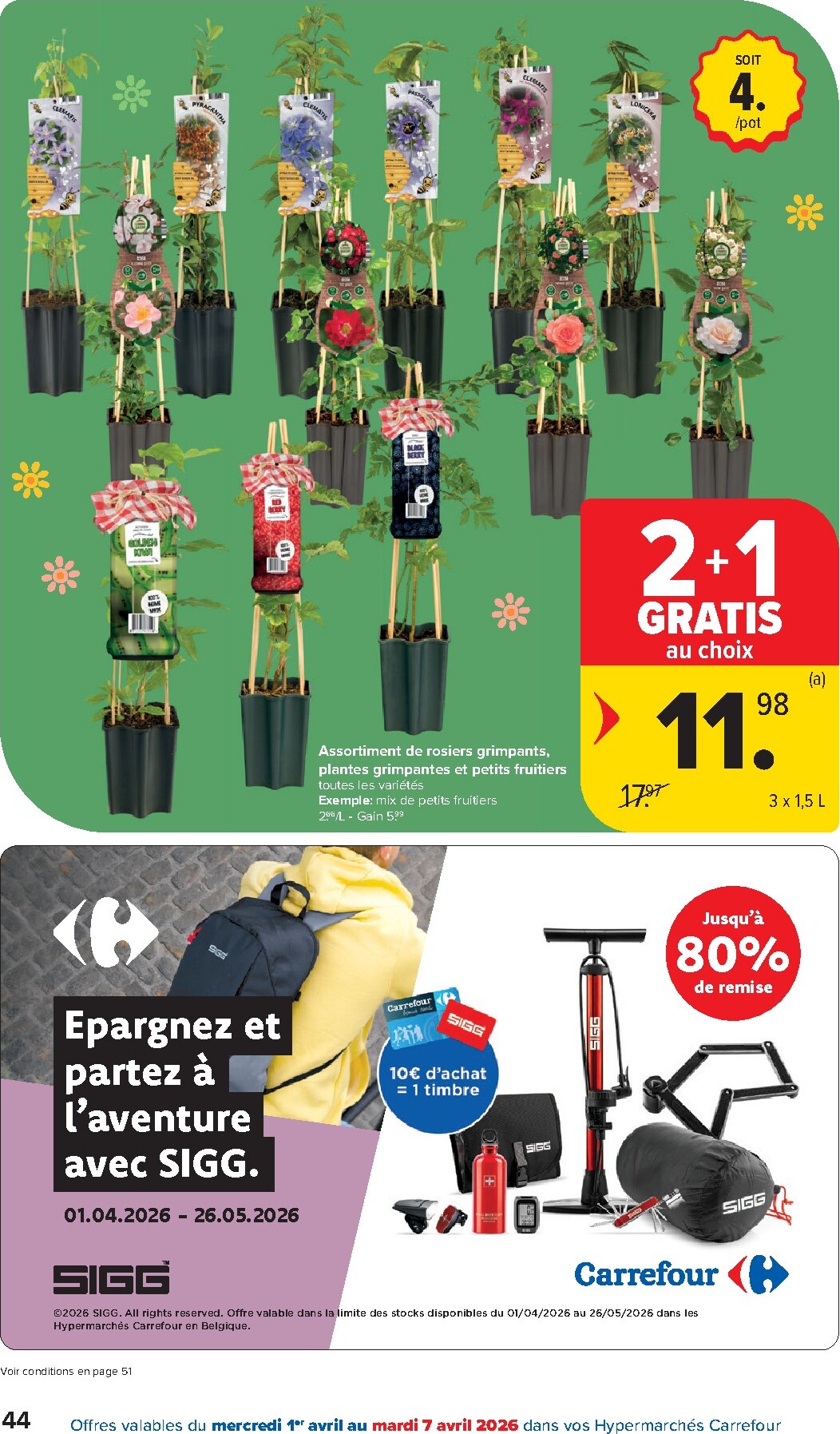 carrefour - De Carrefour Hypermarchés folder geldig vanaf 01/04/2026 t/m 13/04/2026 - page: 44