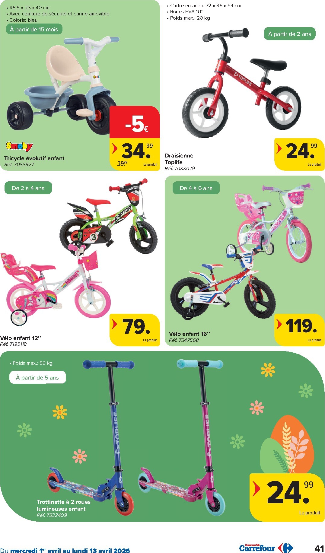 carrefour - De Carrefour Hypermarchés folder geldig vanaf 01/04/2026 t/m 13/04/2026 - page: 41